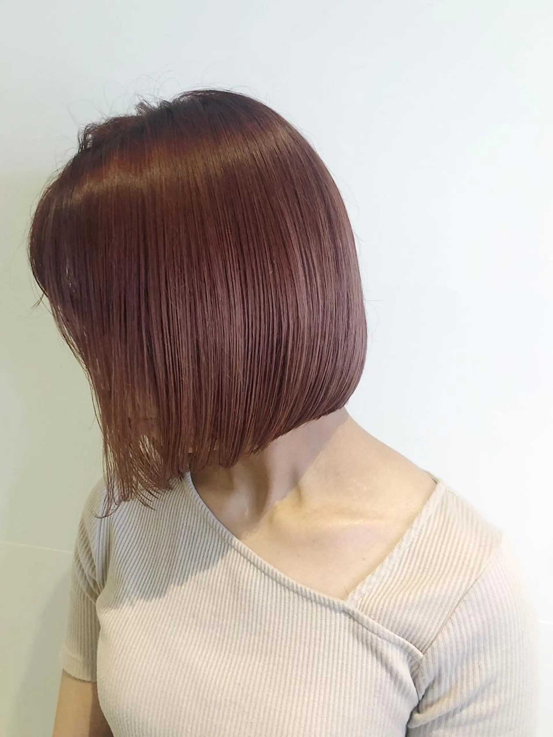 ショート カラー ピンクカラー カット ヘアカラー トリートメント GO TO DAY 名古屋パルコ店所属・髪質改善/顔まわり 石原のヘアスタイル