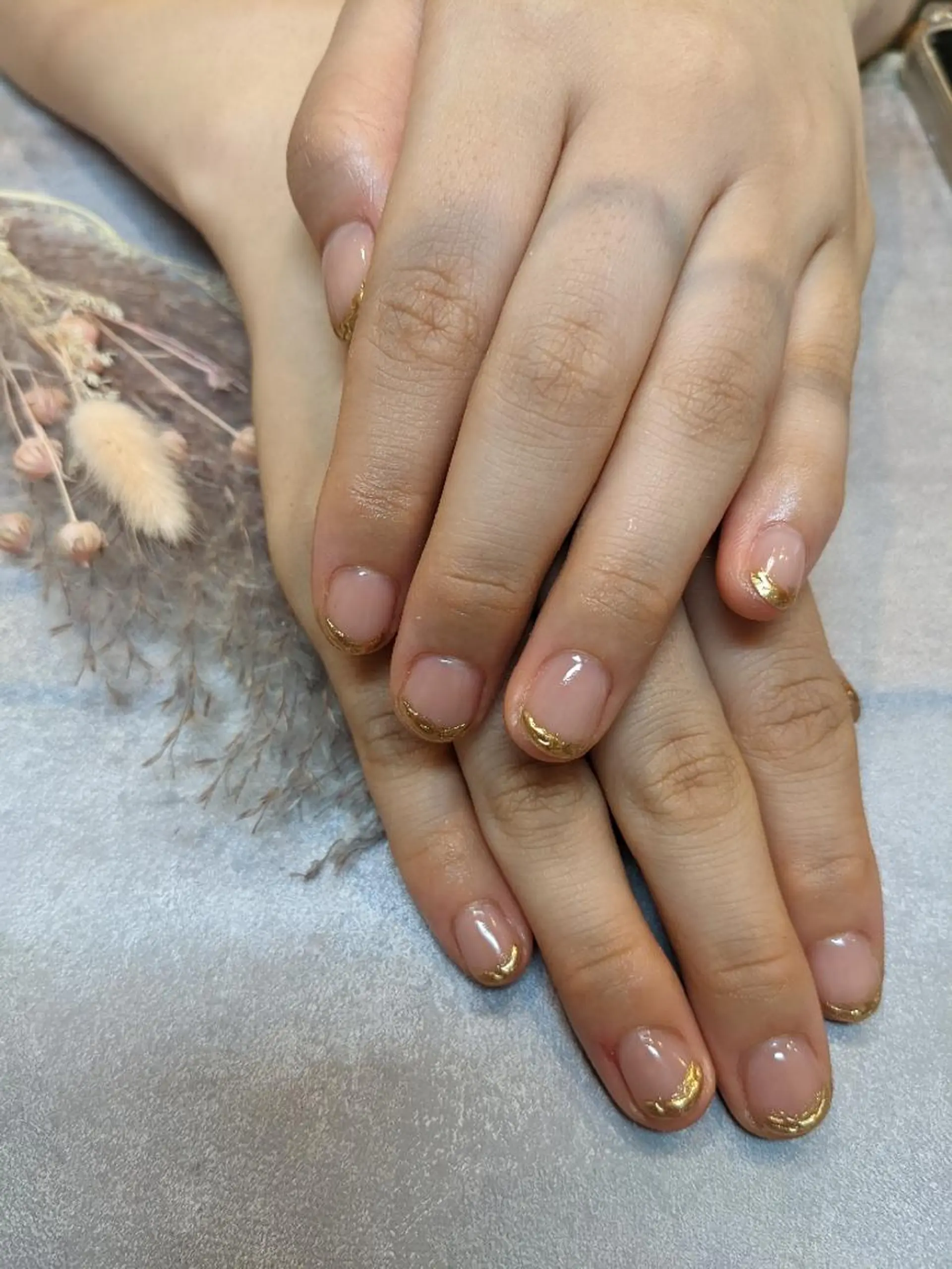 ネイル ラメ(グリッター) クレオエール のネイルデザイン