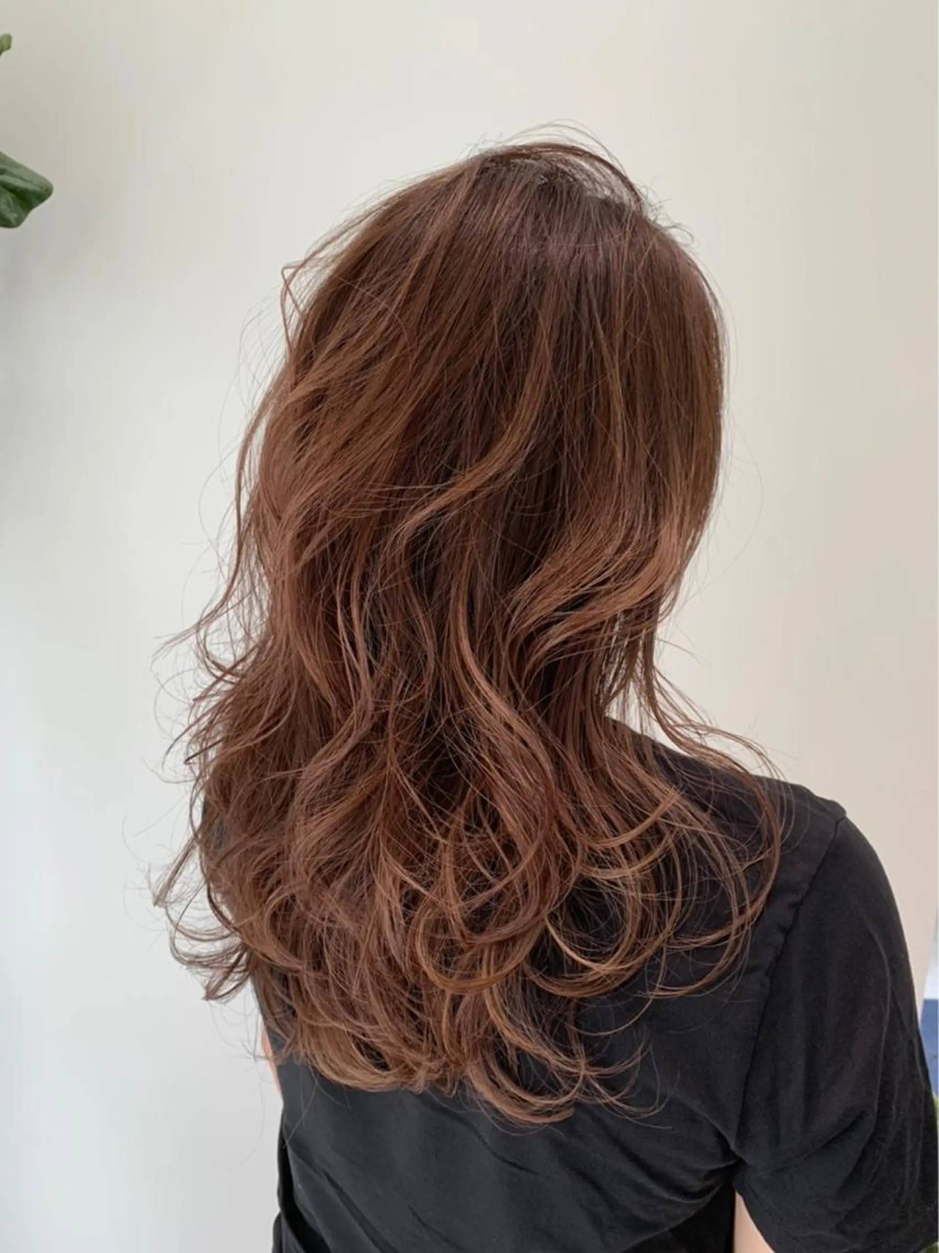 ロング ヘアカラー トリートメント ヘッドスパ 明石 歩樹のヘアスタイル