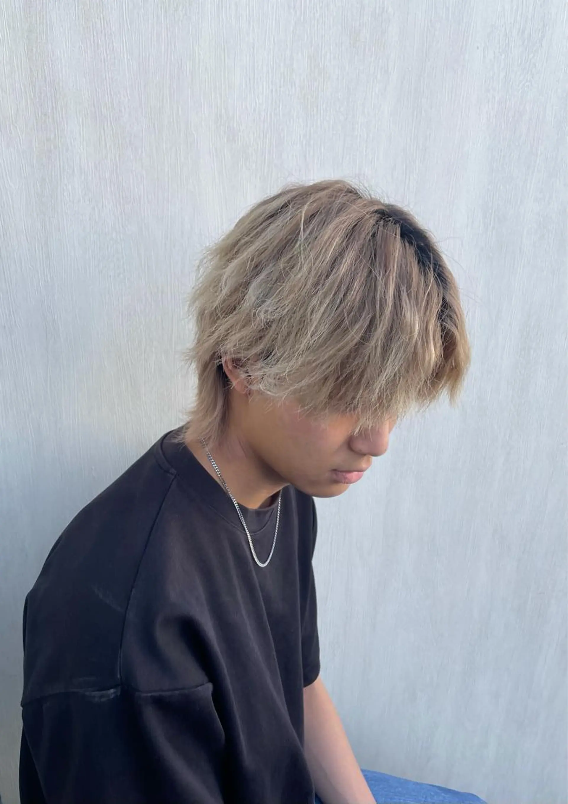 ミディアム メンズ 大宮｜似合わせ髪質 改善カットカラー｜のヘアスタイル