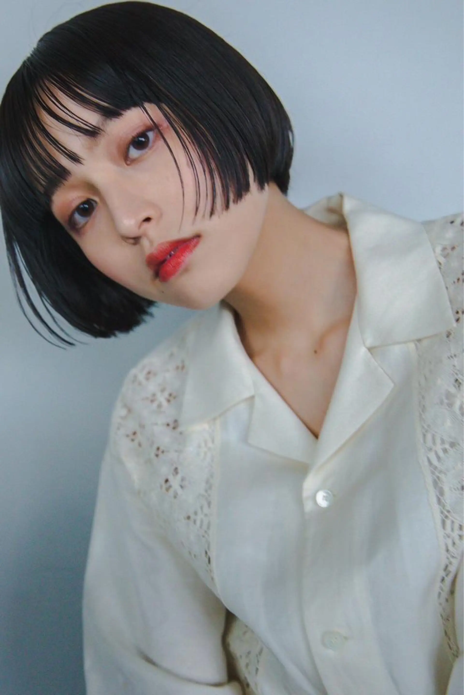 ショート カラー バレイヤージュ ブリーチ ケアブリーチ ダブルカラー イヤリングカラー トリートメント ☀️Luana☀️ 公式/大通のヘアスタイル