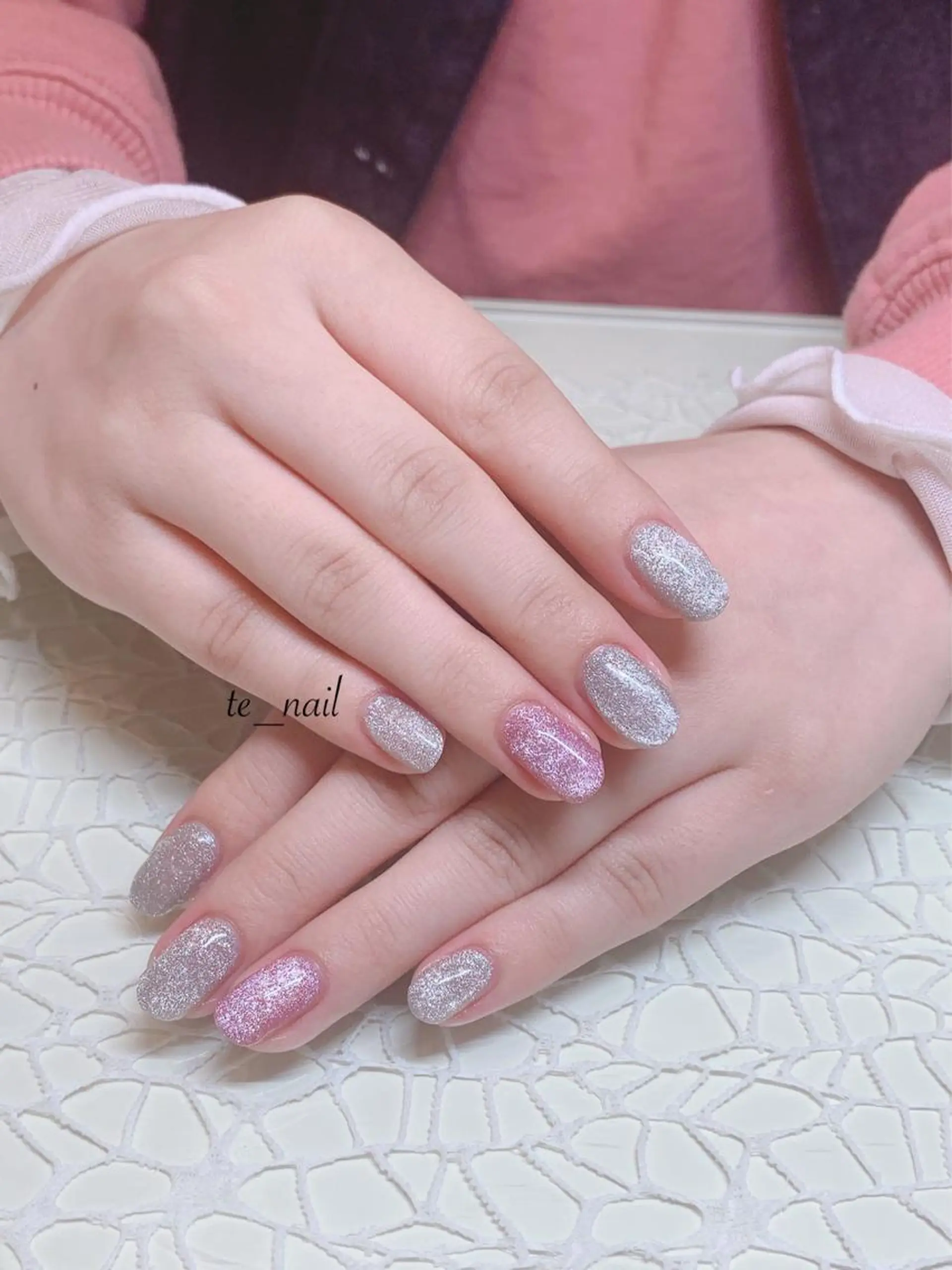 ネイル フラッシュネイル マグネットネイル ｔe_ nailのネイルデザイン