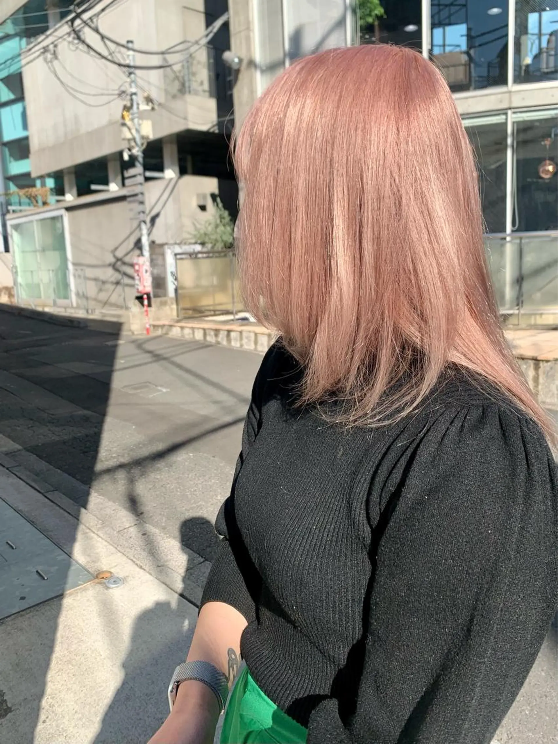 ショート カラー ヘアアレンジ ハイトーン/美髪矯正 🍃大江拓実のヘアスタイル