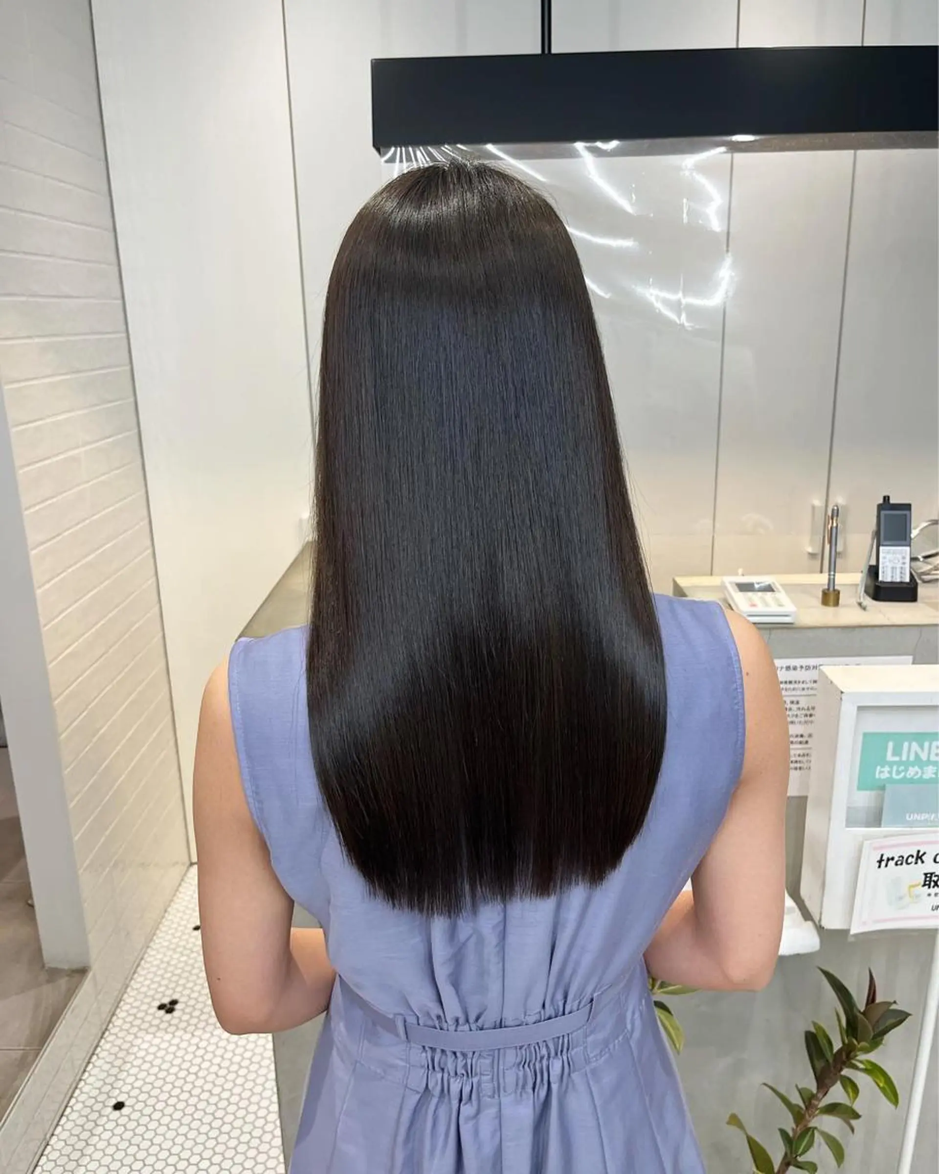 セミロング ヘアカラー 縮毛矯正 トリートメント orme所属・【髪質改善特化･ 福田航洋】のヘアスタイル