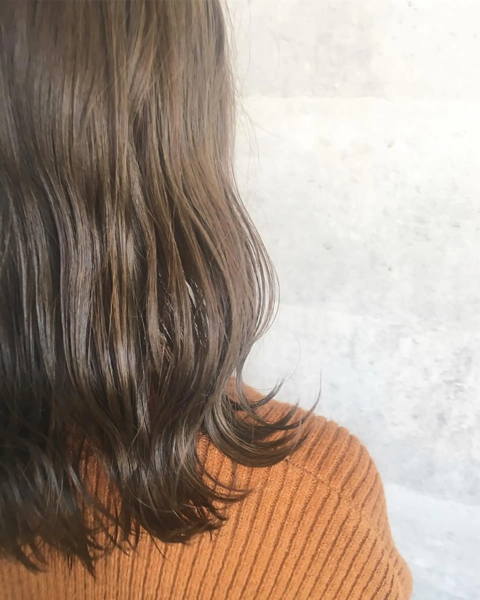 セミロング カラー ベージュカラー ハイライトカラー ハイライト ヘアカラー hair salon Glanzのヘアスタイル