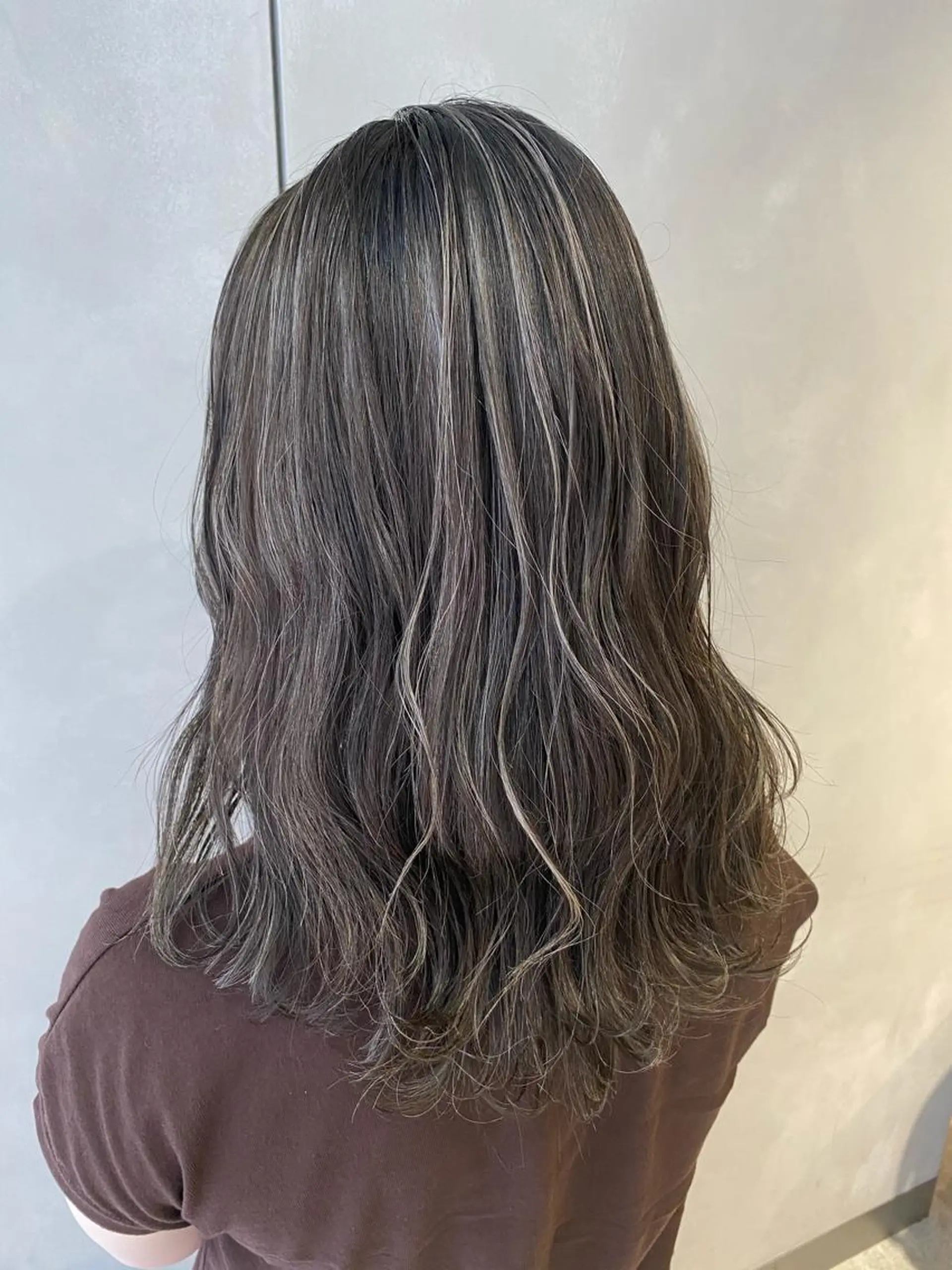 ロング カラー M IIのヘアスタイル