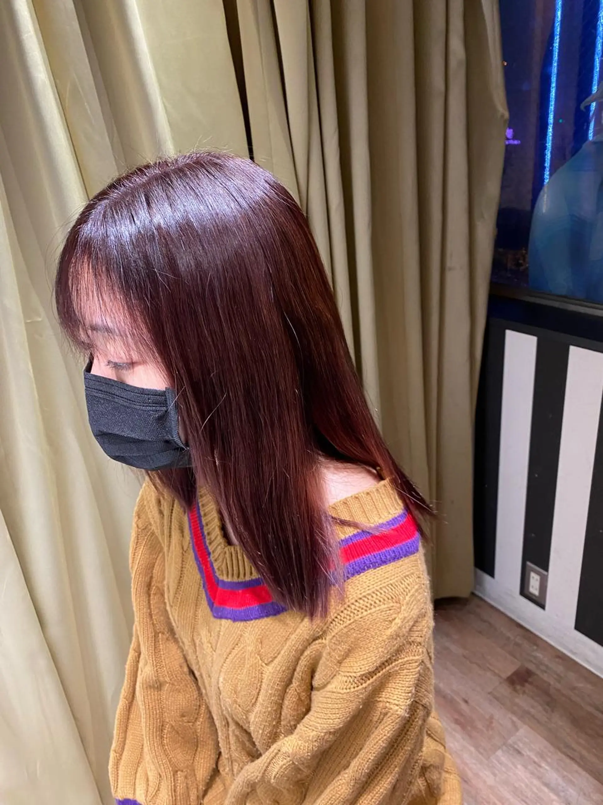 カラー ピンクカラー ルビー マエダ マサシのヘアスタイル