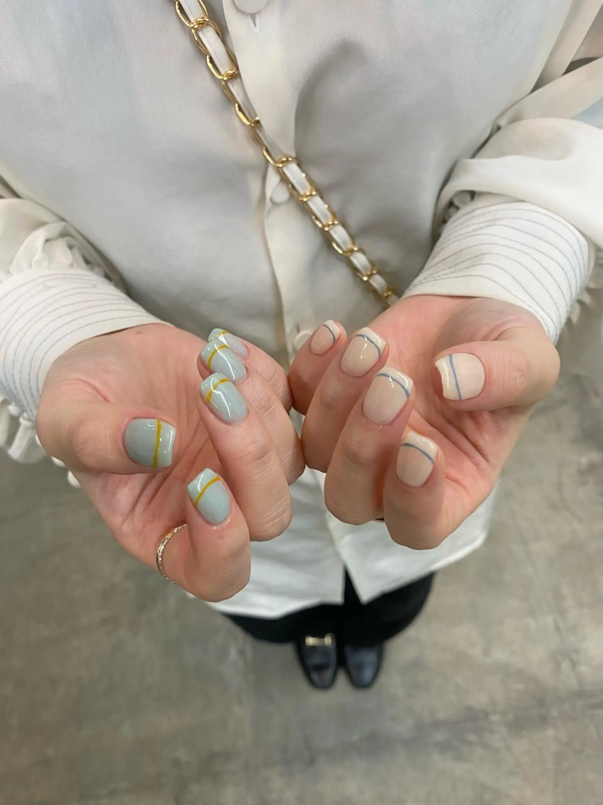 ネイル フレンチネイル nable.所属・栗林 実莉のネイルデザイン