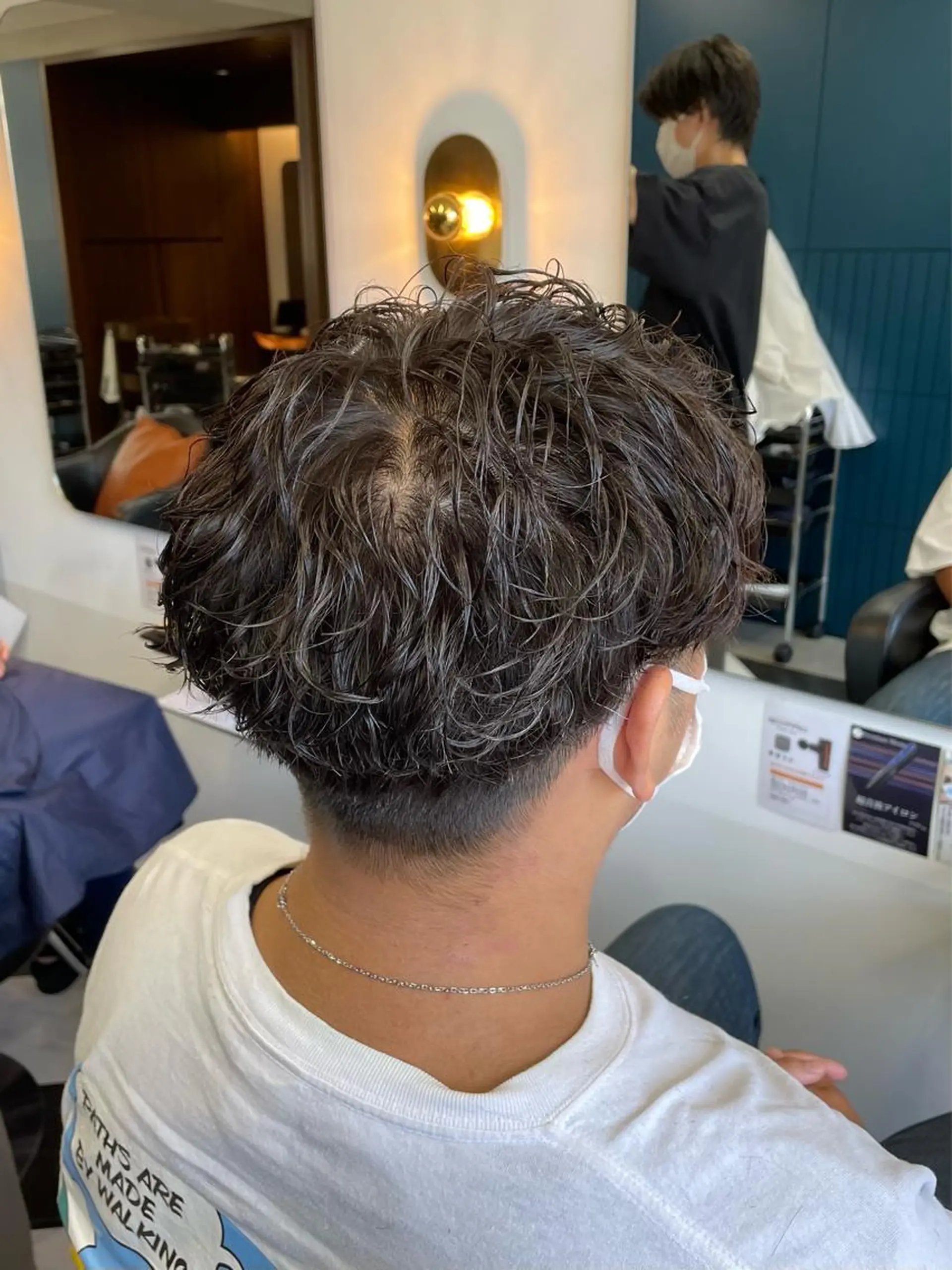 ショート パーマ メンズ 守屋 寿哉のヘアスタイル