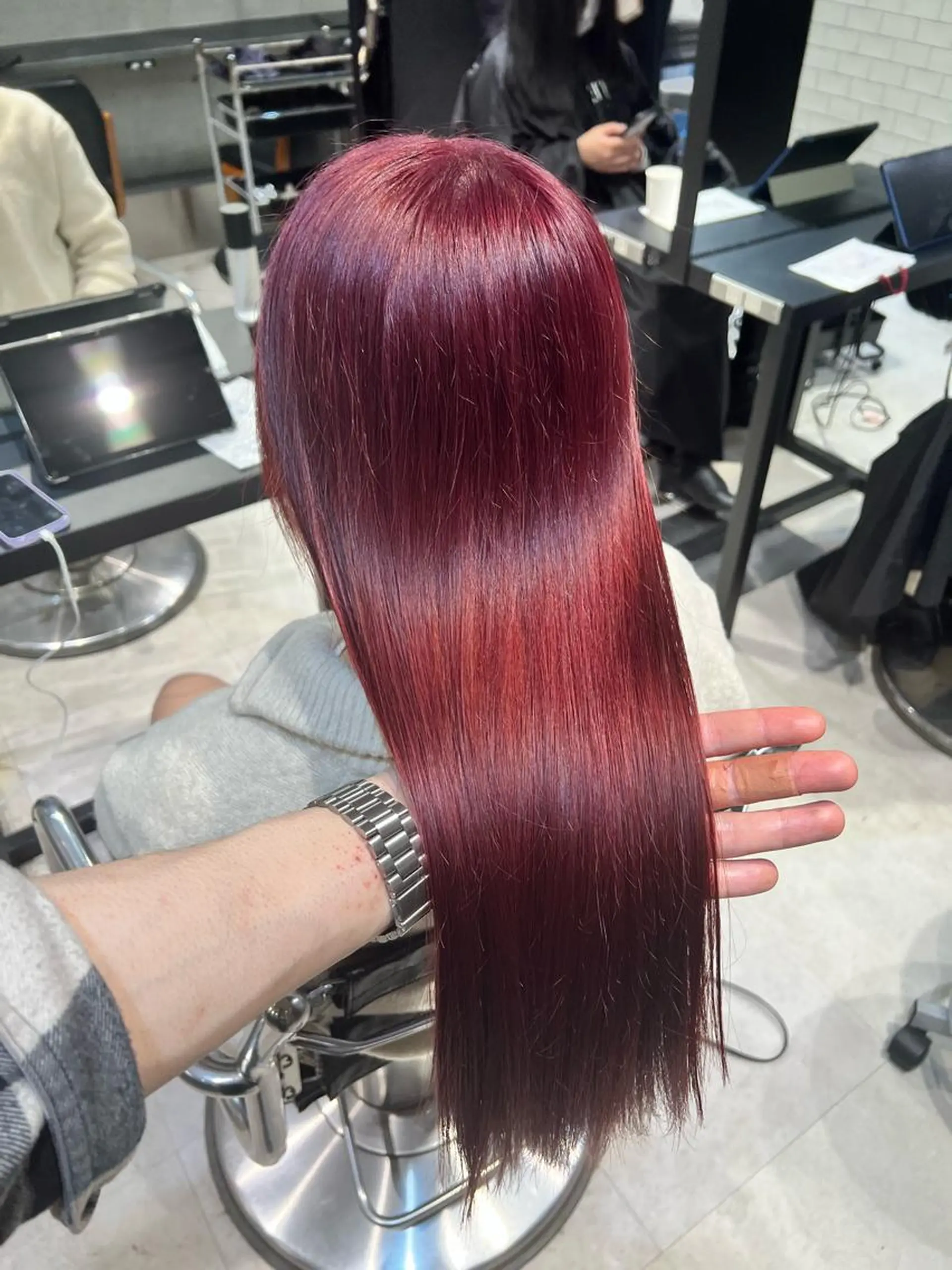 ロング カラー カット ヘアカラー トリートメント レイヤー/透明感 カラー🌿KANTAのヘアスタイル