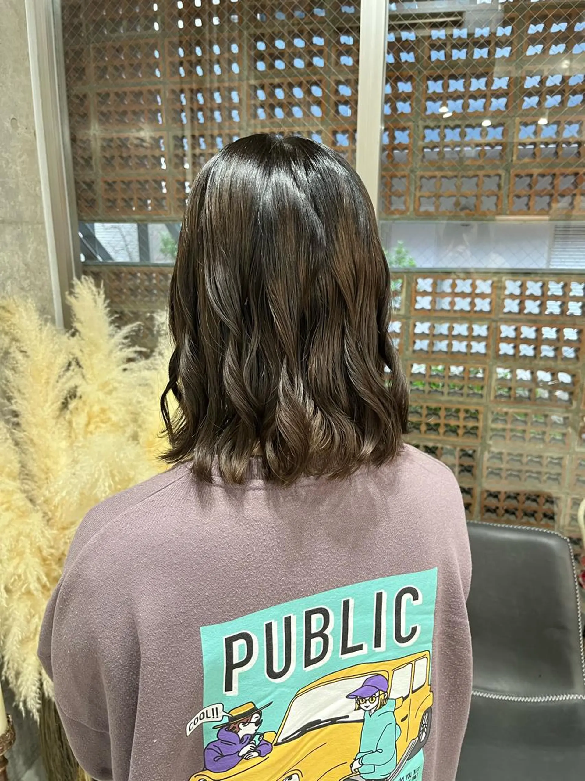 ミディアム パーマ パーマ ロングパーマ木村 ボブパーマのヘアスタイル