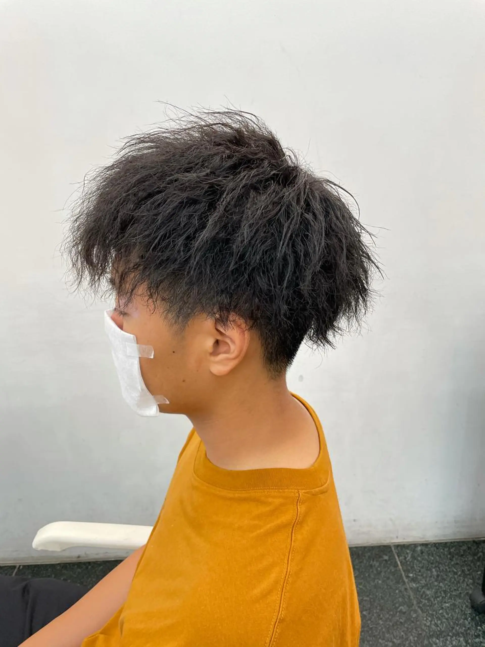 ショート パーマ メンズ カット パーマ 💇🏻‍♂️パーマ ニキ✨本田龍斗のヘアスタイル