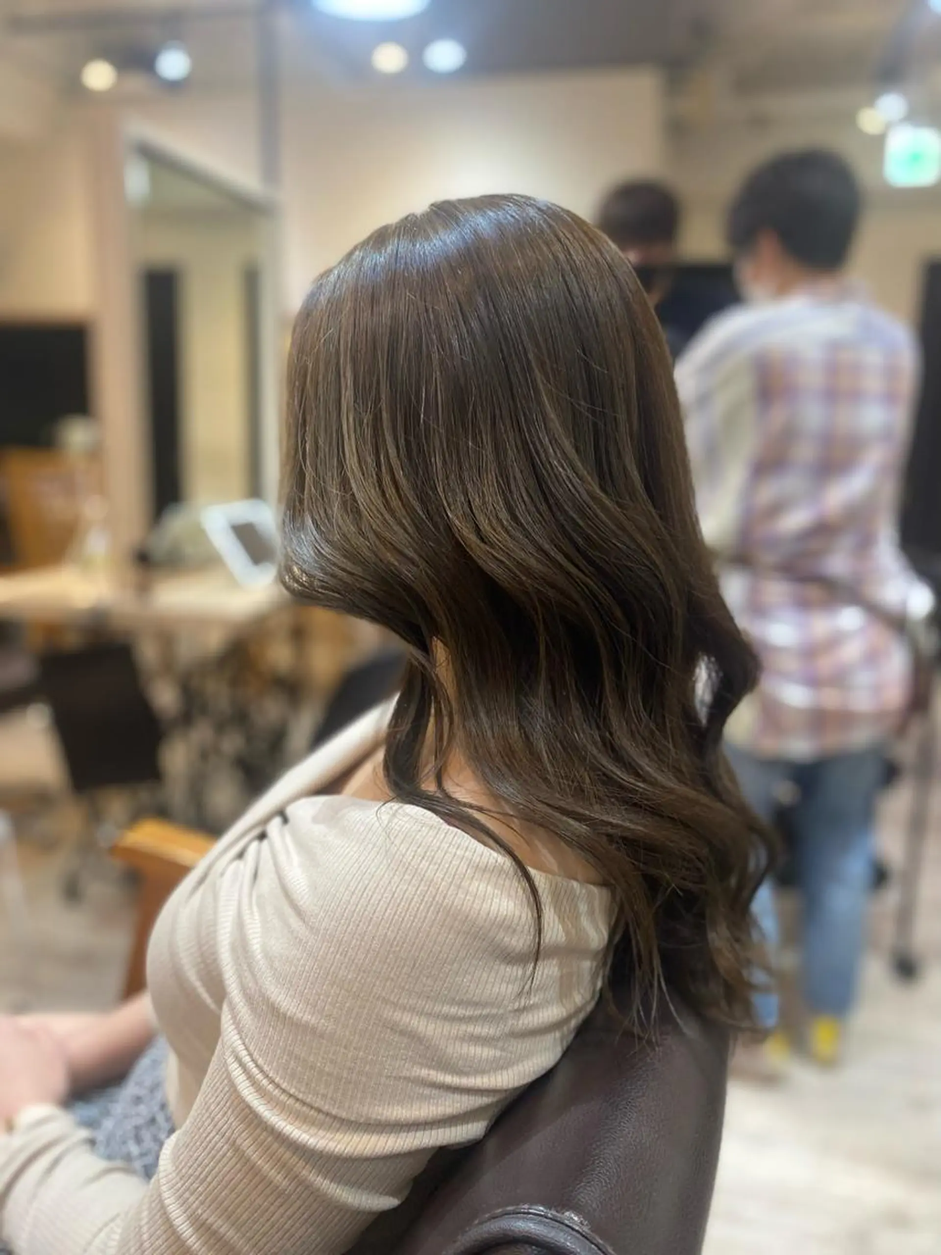 ロング カラー カット ヘアカラー トリートメント ヨシダ フミノリのヘアスタイル