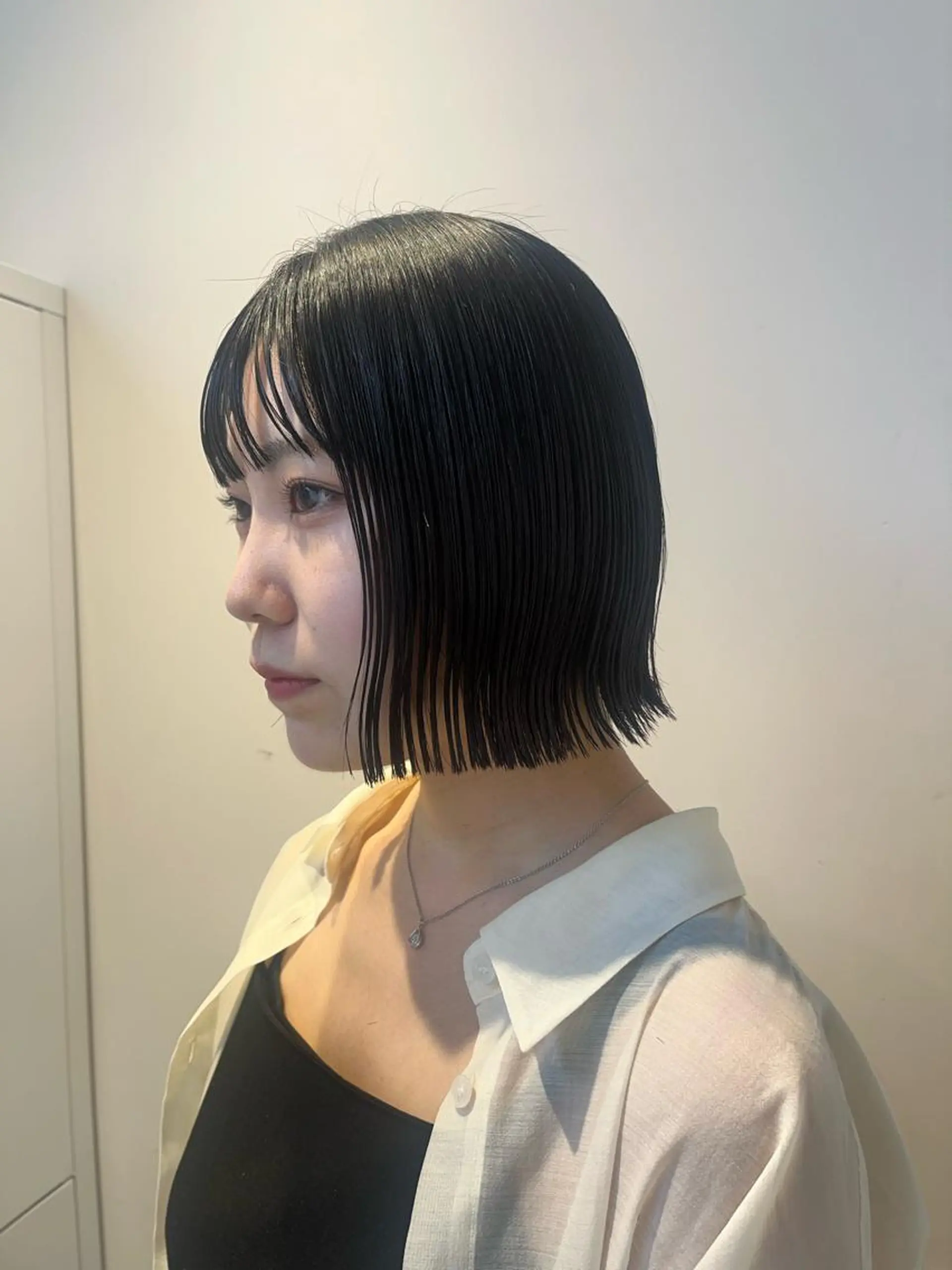 ショート カット ヘアカラー トリートメント ボブ/ベージュ/ パーマ🪿近森ゆいのヘアスタイル