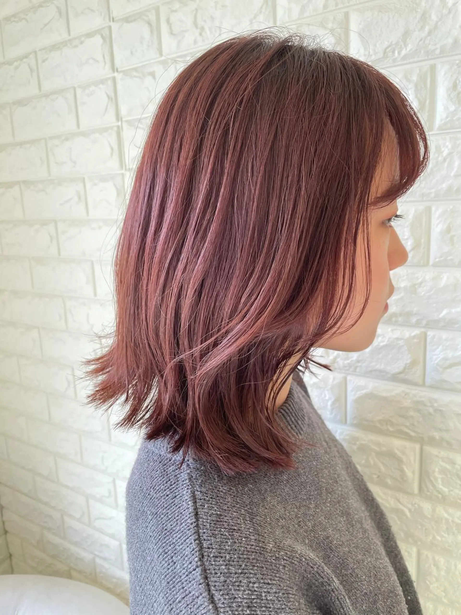 ミディアム カラー カット ヘアカラー トリートメント sohee【ソヒ】 305号室のヘアスタイル