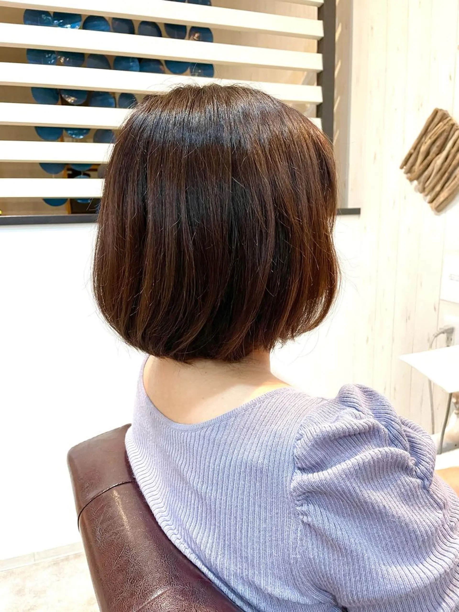 ミディアム カット ヘアカラー トリートメント 小阪 将司のヘアスタイル