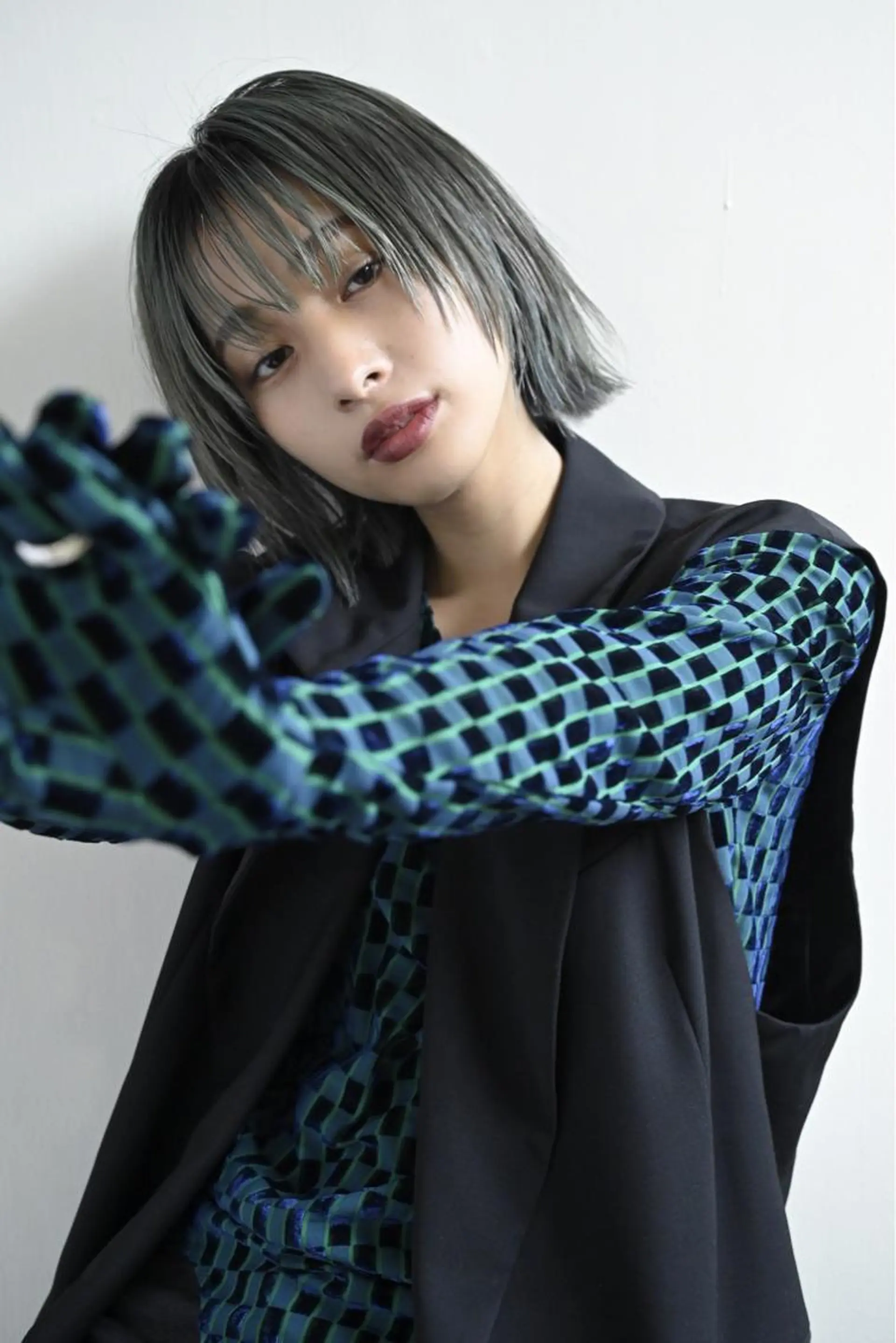 ミディアム ウルフカット カット ヘアカラー トリートメント 清家 浩貴のヘアスタイル