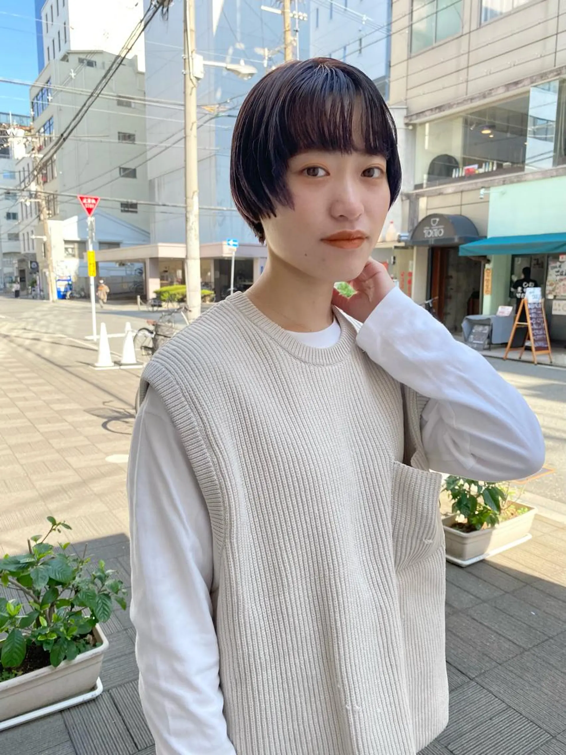 ショート カラー ショートボブ ハンサムショート 透明感カラー イルミナカラー ラベンダーカラー カット ヘアカラー ショート/パーマ/ カラー/FUKOのヘアスタイル