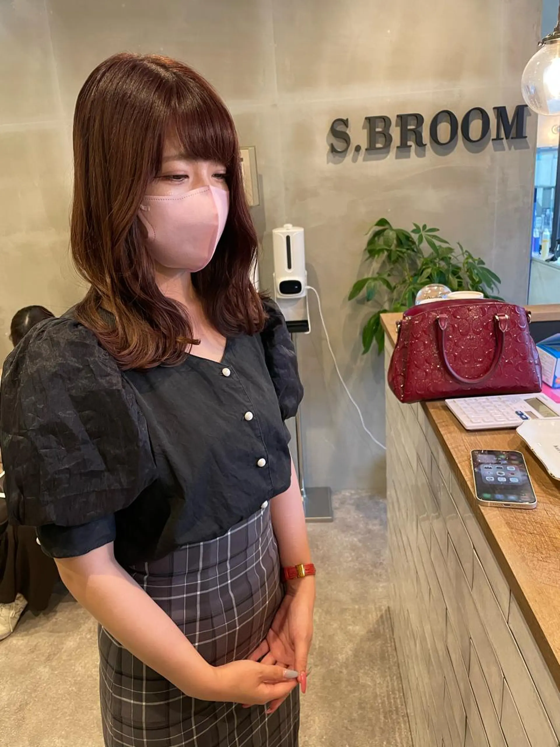 ミディアム カラー S.BROOM なんばTAKUYAのヘアスタイル