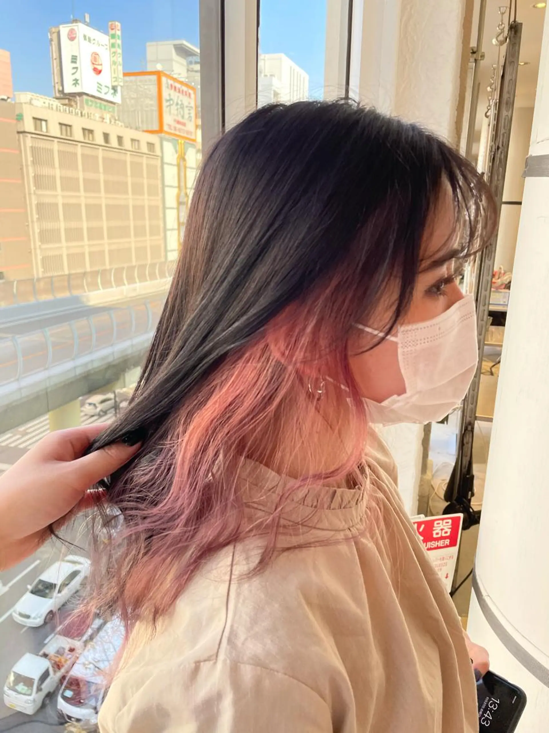 カラー 艶ハイトーン👑♡ NATSUKIのヘアスタイル