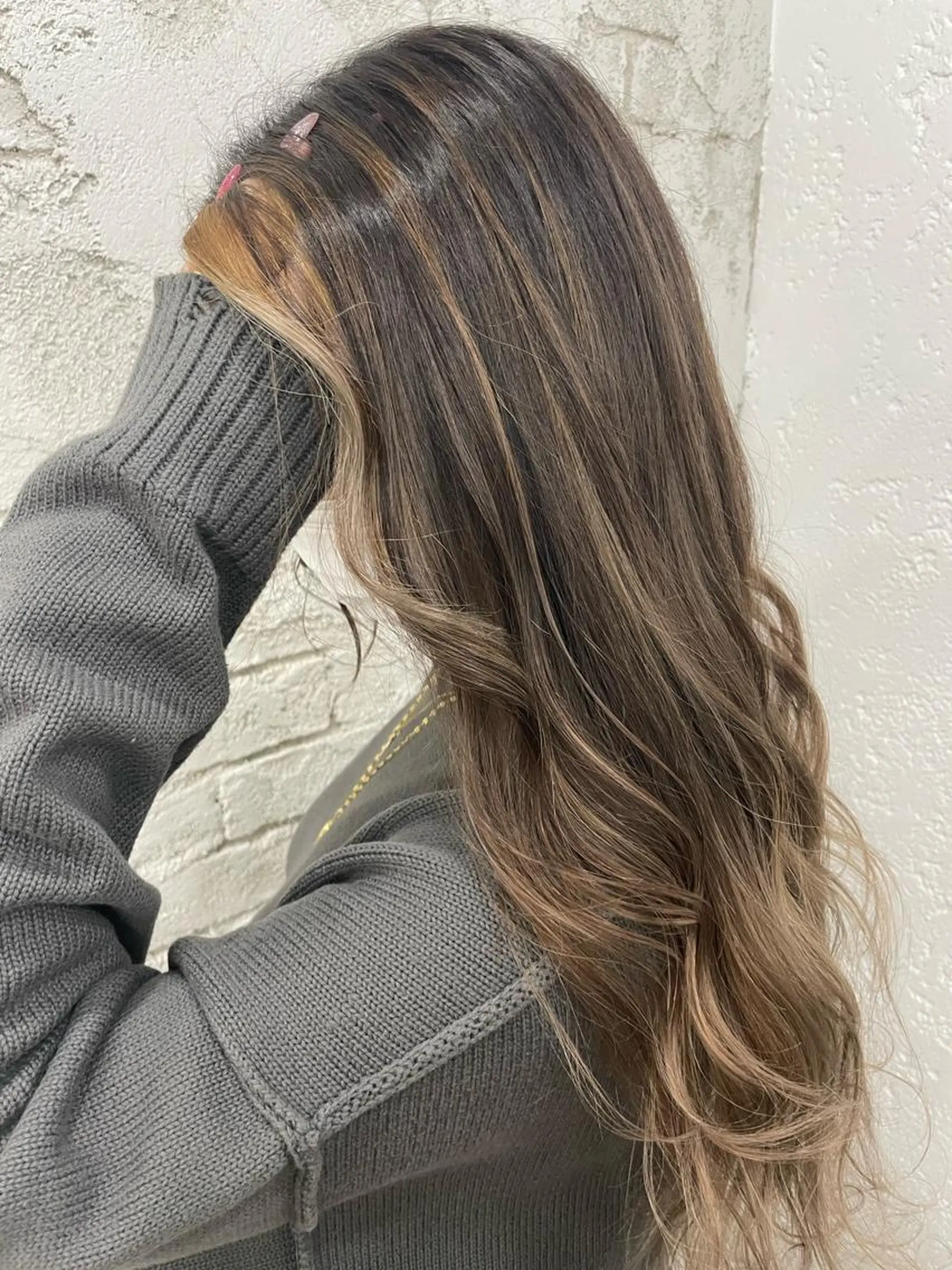 ロング カラー 🎀モテ髪ミルクティ ー🎀yasunaのヘアスタイル