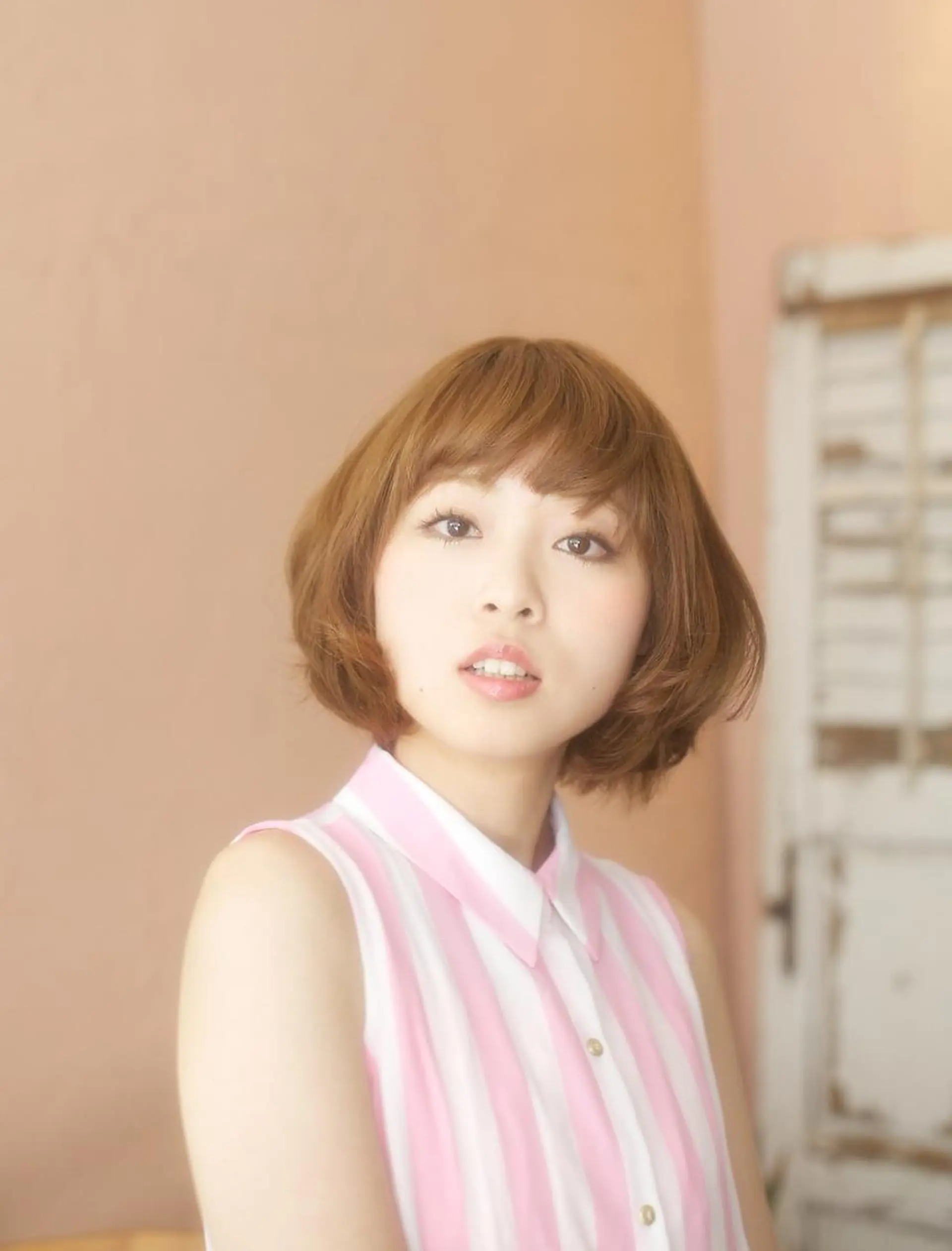 ミディアム パーマ Hair esthe HAAAT 東口店のヘアスタイル