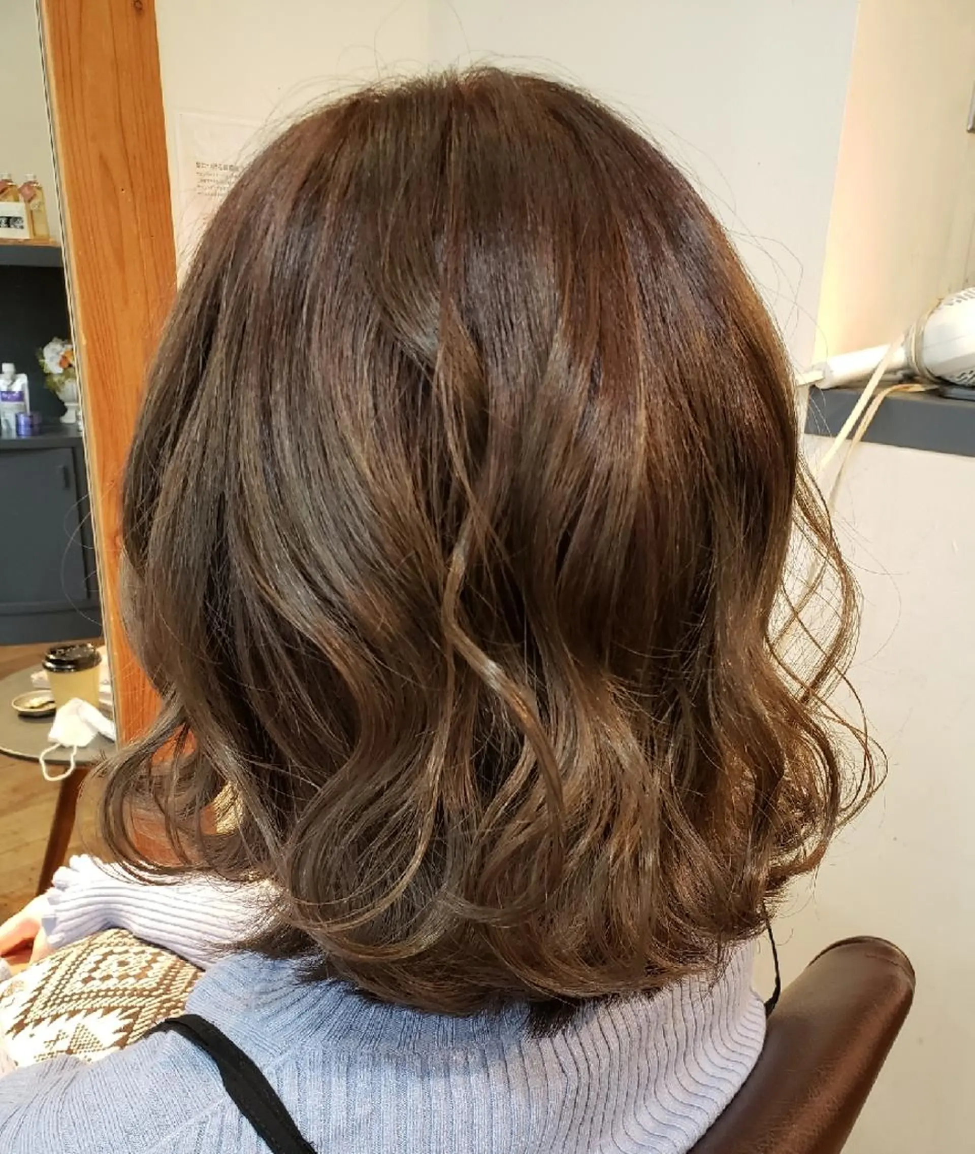 ミディアム カラー 長岡 健一のヘアスタイル