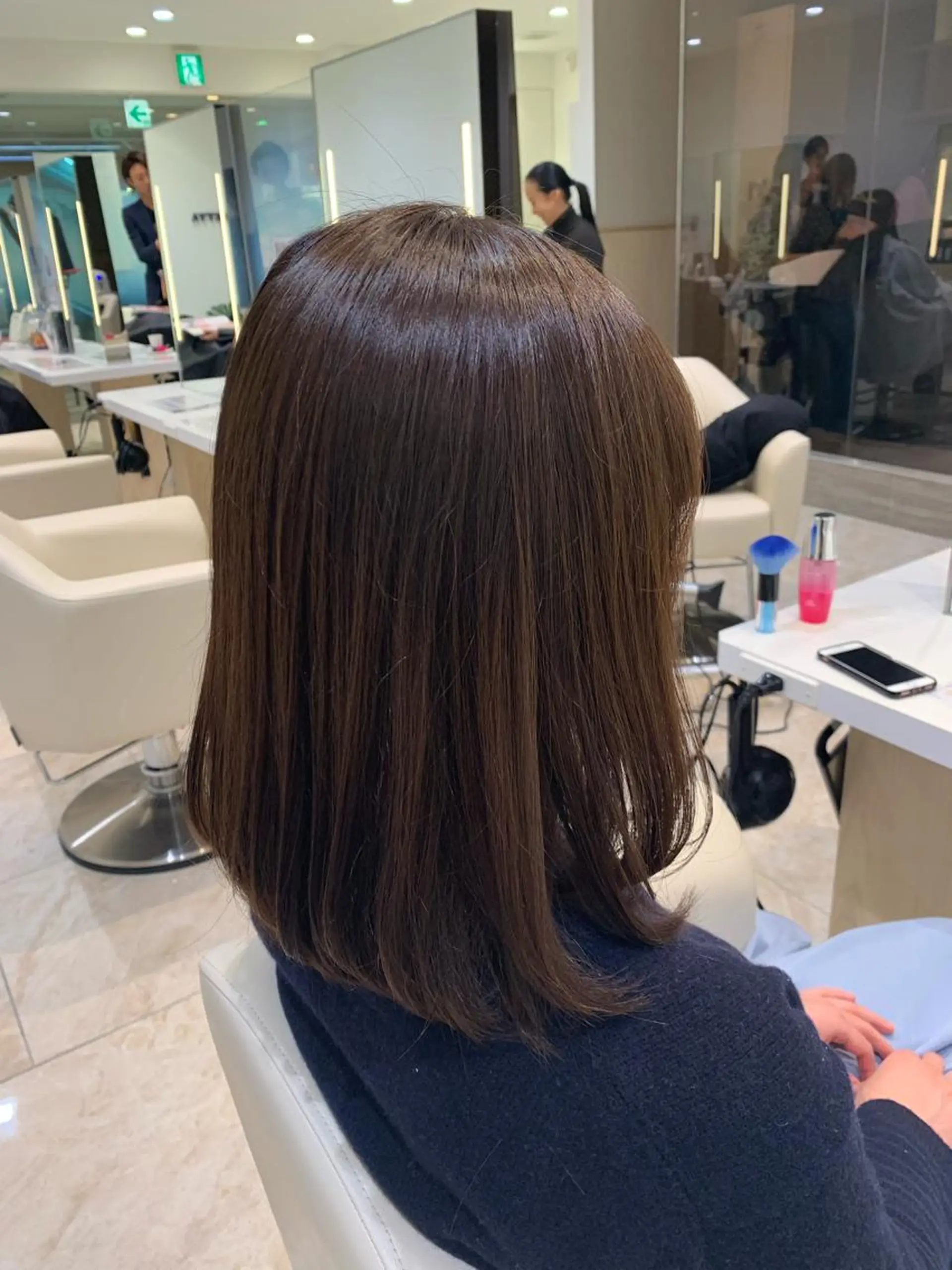 セミロング カラー ケンジアネッタ Men'sのヘアスタイル