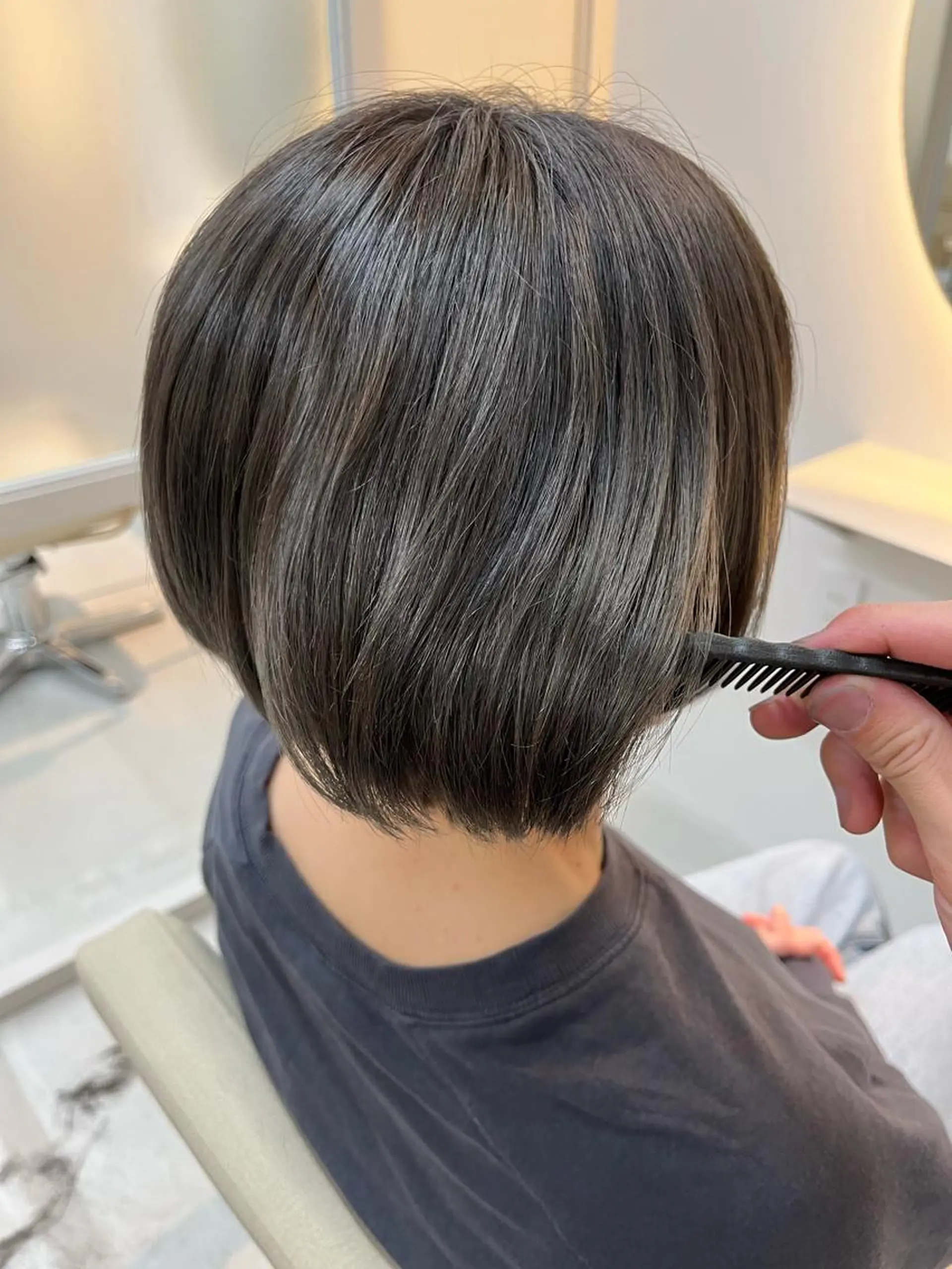 ショート カラー 透明感カラー/艶髪/ 高城潤也のヘアスタイル