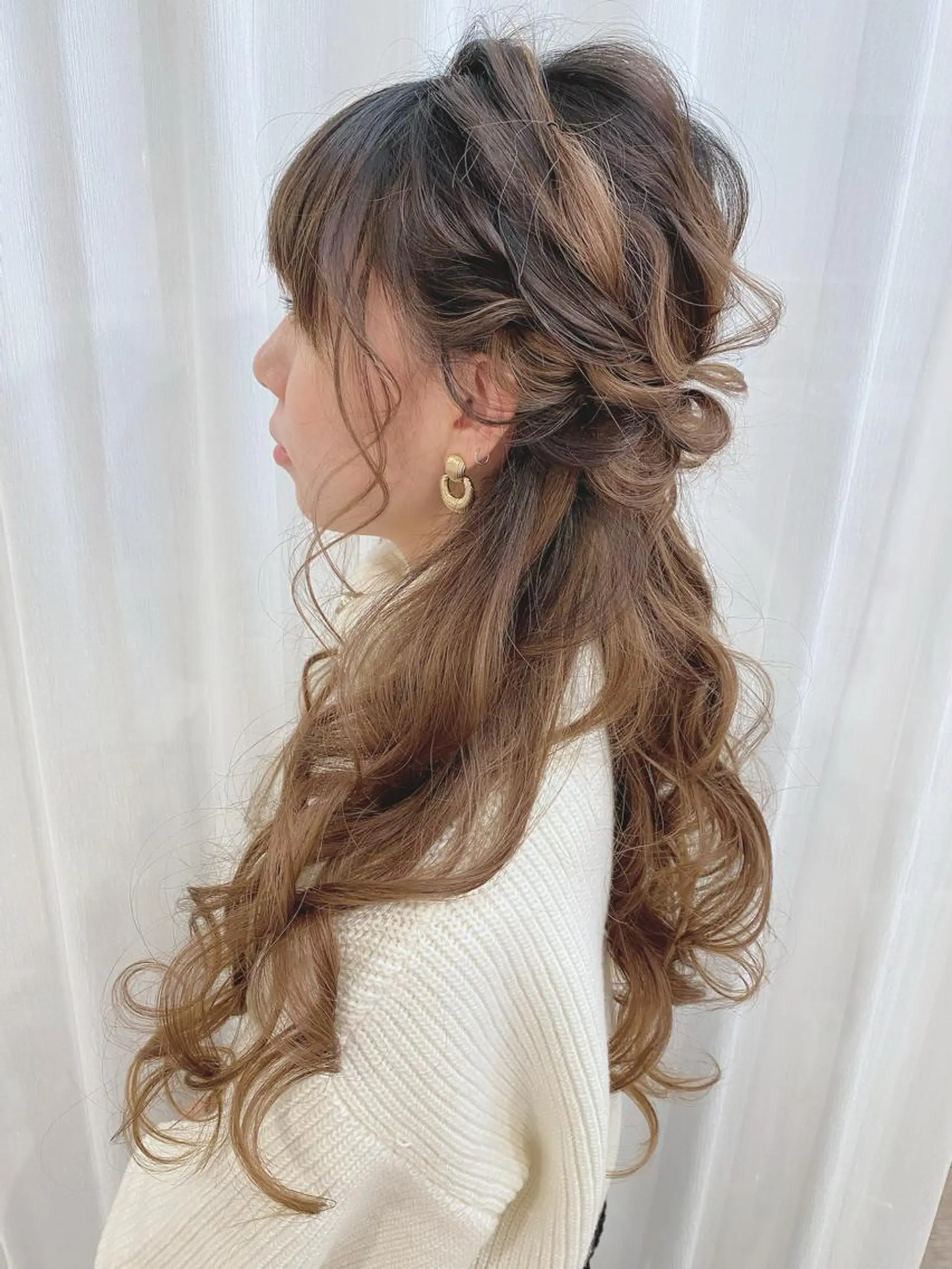 ロング ヘアアレンジ セットサロン      ラフテル所属・大阪/ヘアアレンジ /似合わせset💐のヘアスタイル