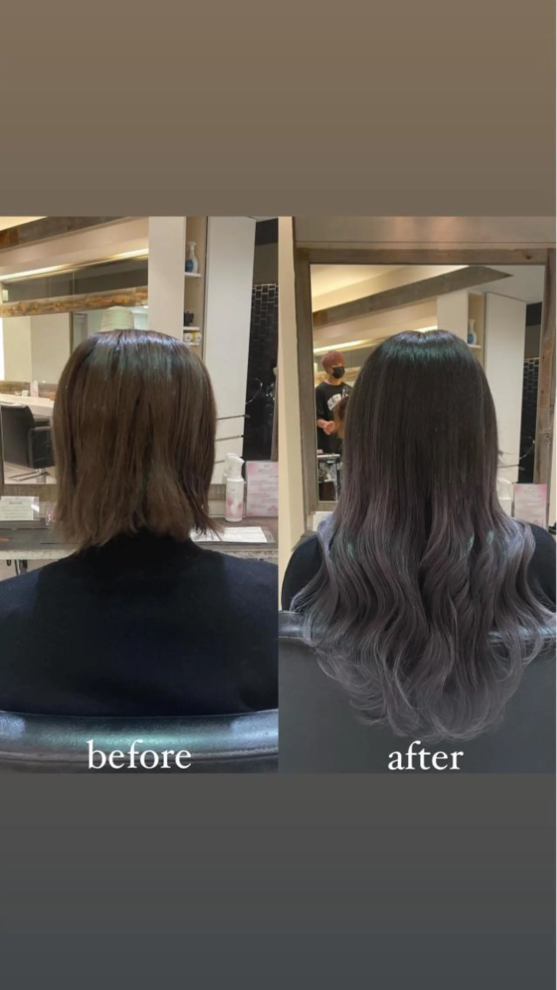 ミディアム ‪🤎艶感ベージュ/ ミルクティー‪🤎のヘアスタイル