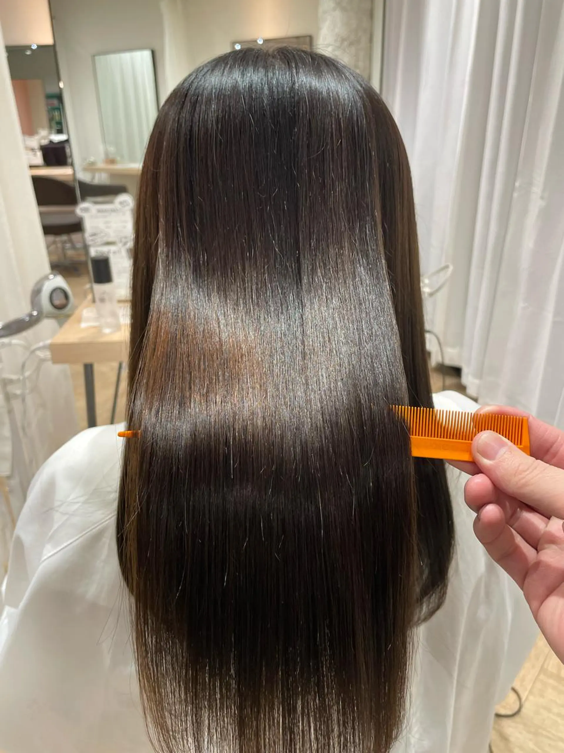 ロング カット 縮毛矯正 AVANCEなかもず店所属・AVANCE 長尾 尚悟のヘアスタイル