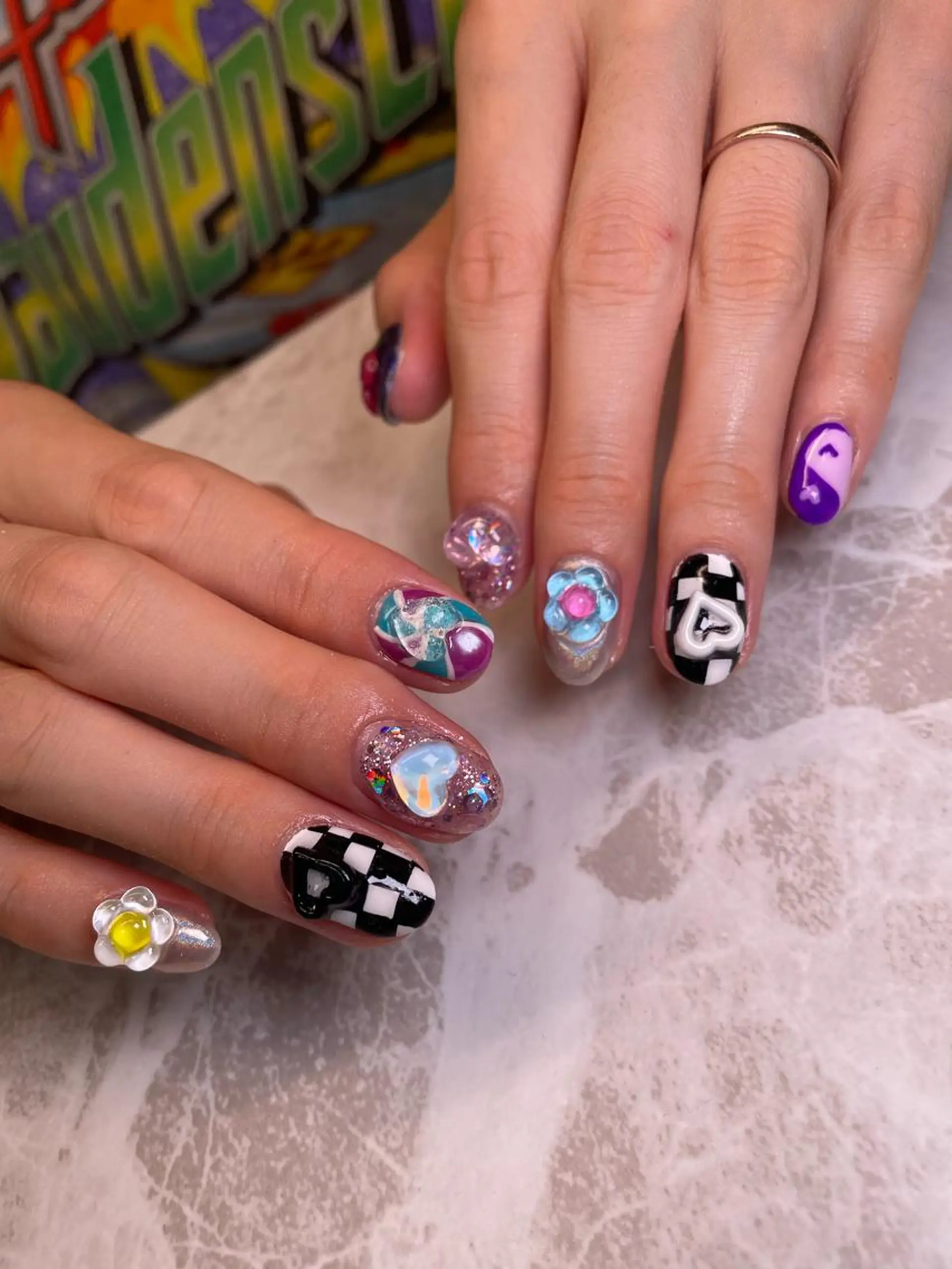 ネイル ハンドネイル YOUTH nails waxing所属・YOUTH natsumiのネイルデザイン