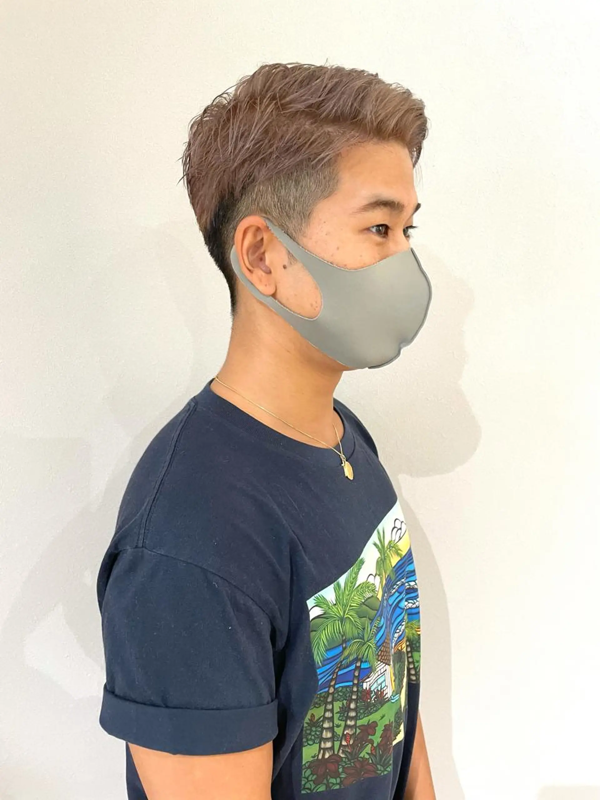 ショート カット ヘアカラー トリートメント 向井 涼太朗のヘアスタイル