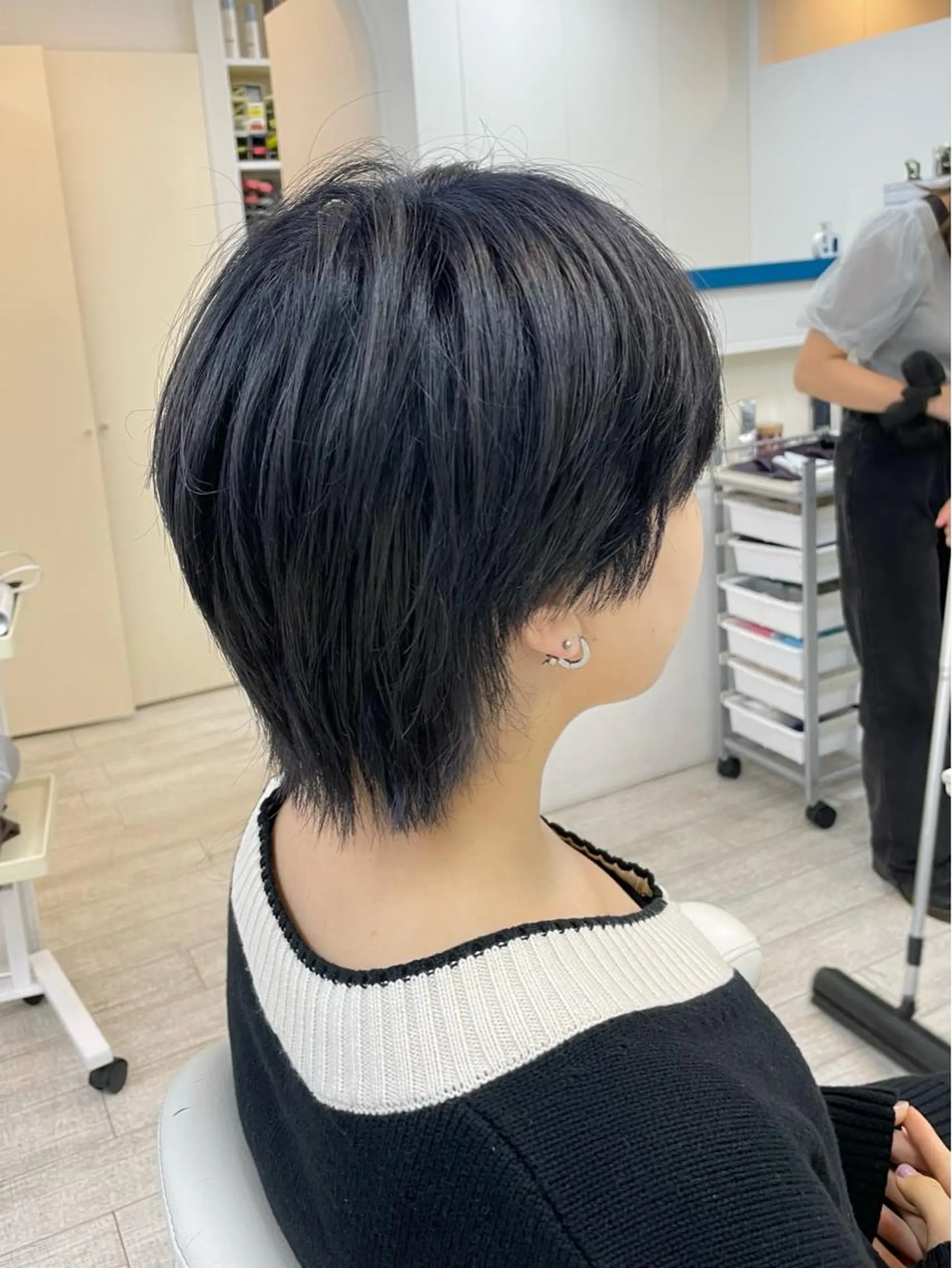 ショート 新籾 尚哉のヘアスタイル