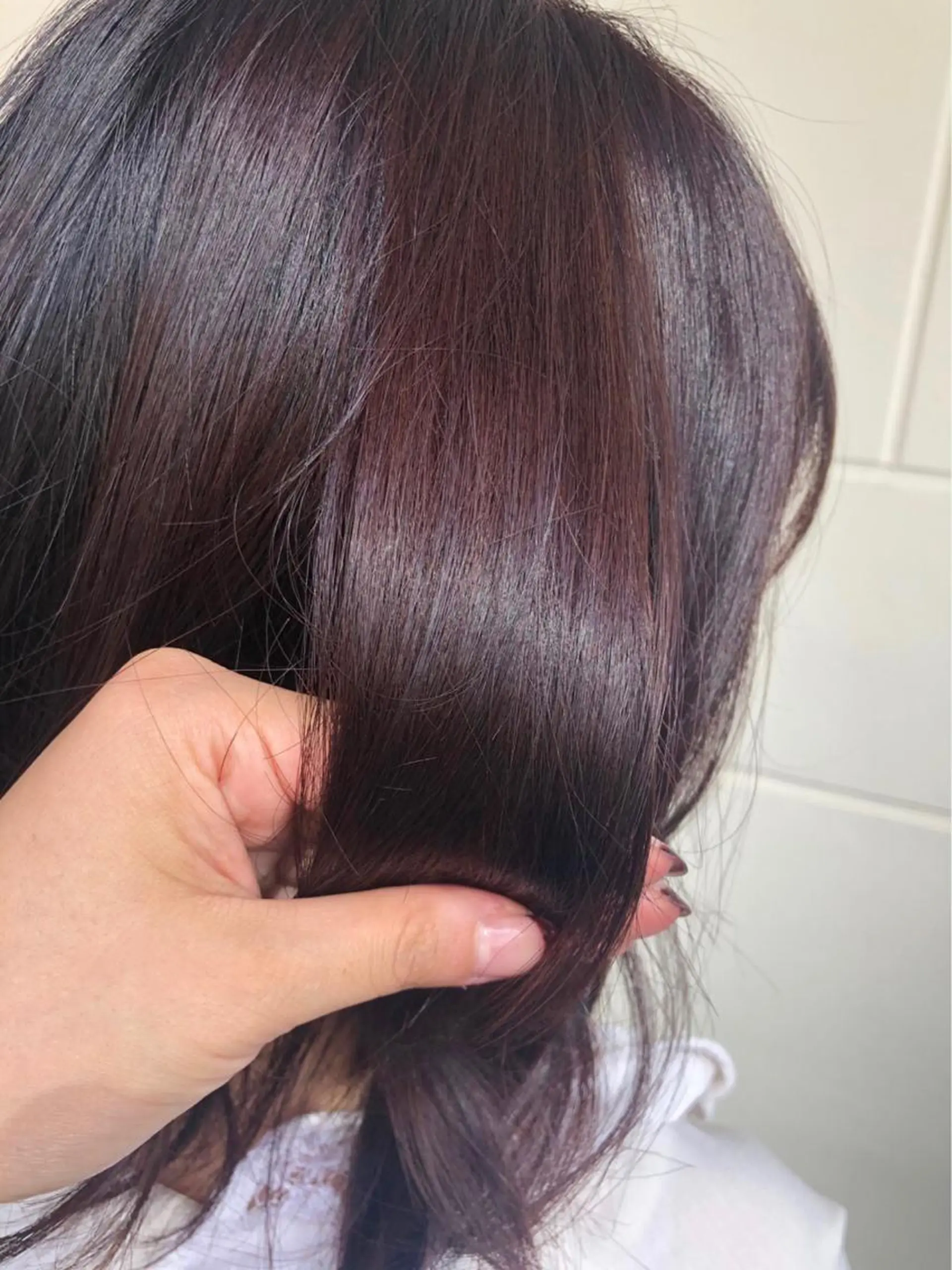 ミディアム カラー アロア登戸所属・こやま りほのヘアスタイル