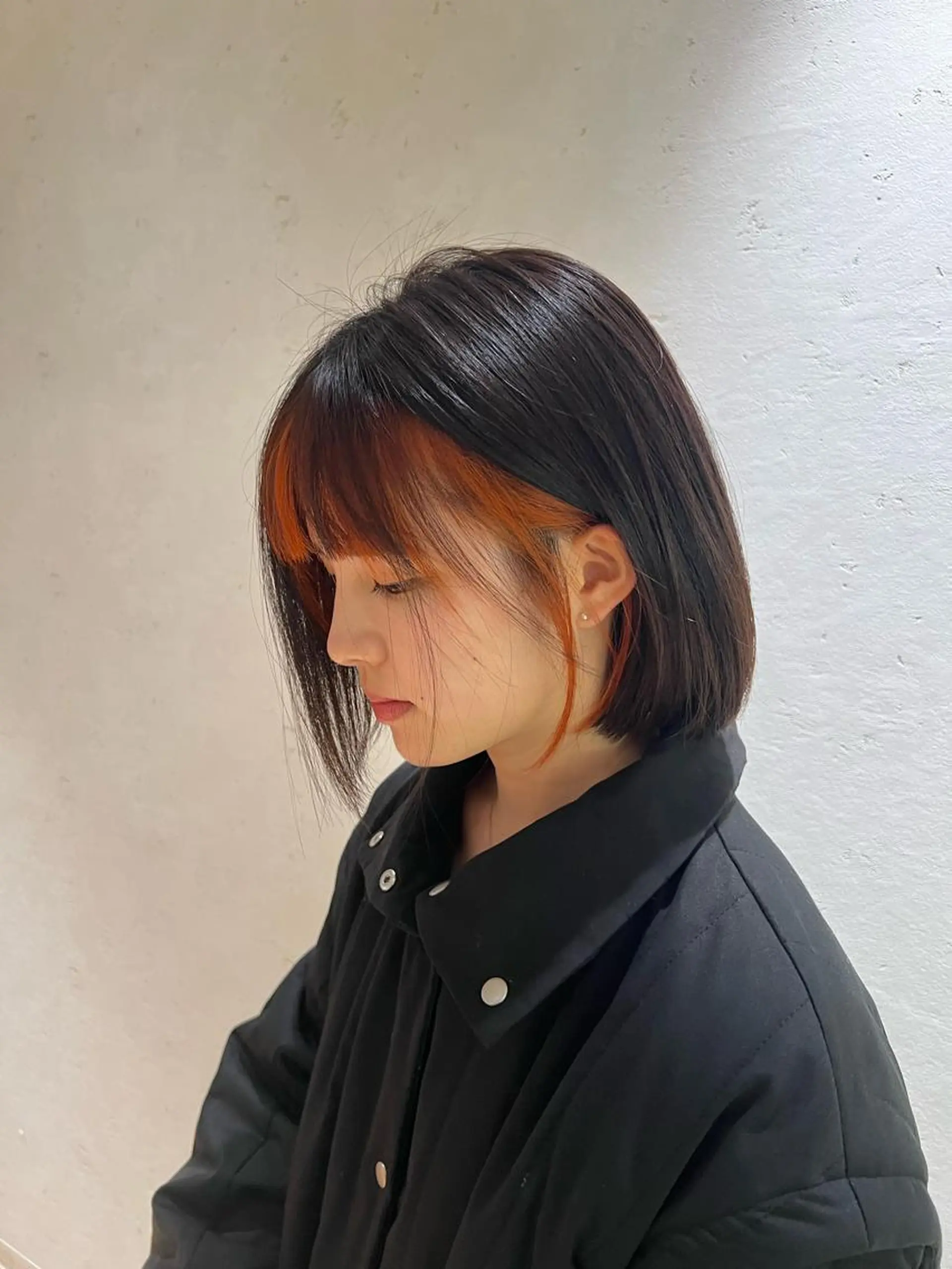 ショート カラー オレンジ 池本 勇大のヘアスタイル