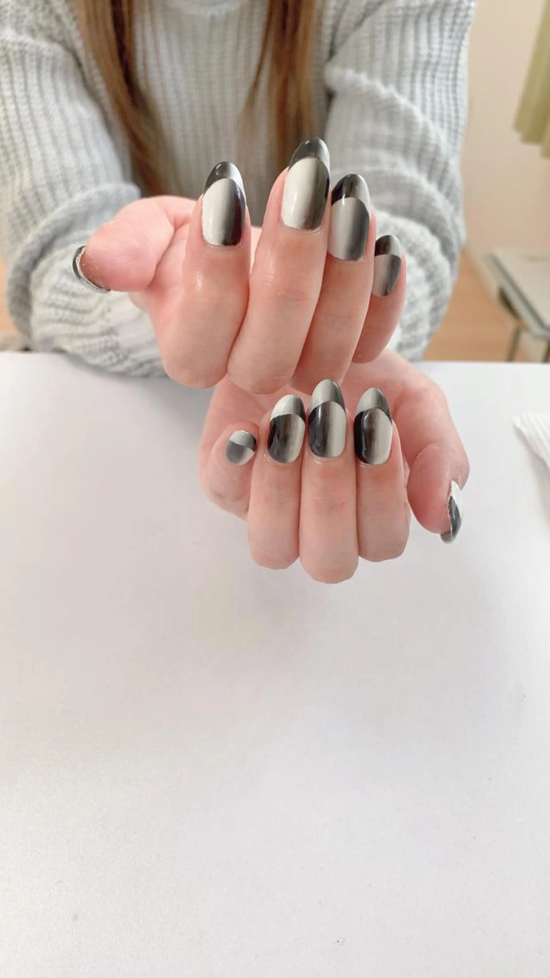 ネイル フレンチネイル オンブレフレンチ 北川 恭子のネイルデザイン