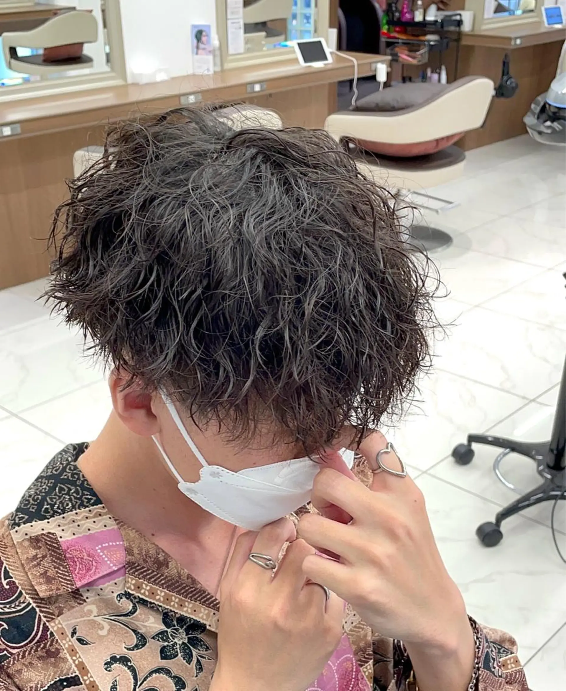 ショート パーマ メンズ 【メンズ特化】 池田大成✂︎のヘアスタイル