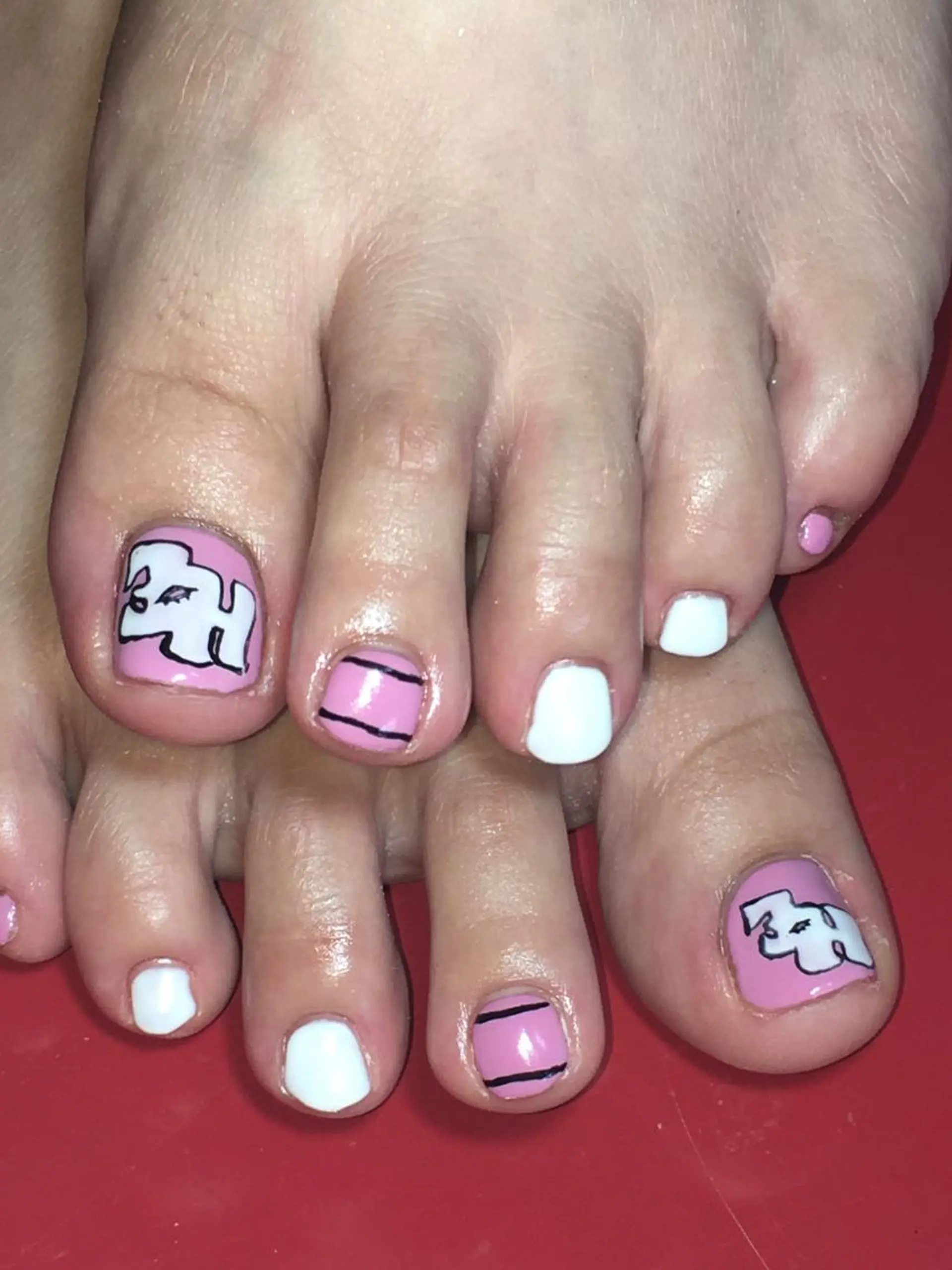 ネイル アートネイル ブルー 春ネイル ハンドネイル フットネイル miwa ミワのネイルデザイン