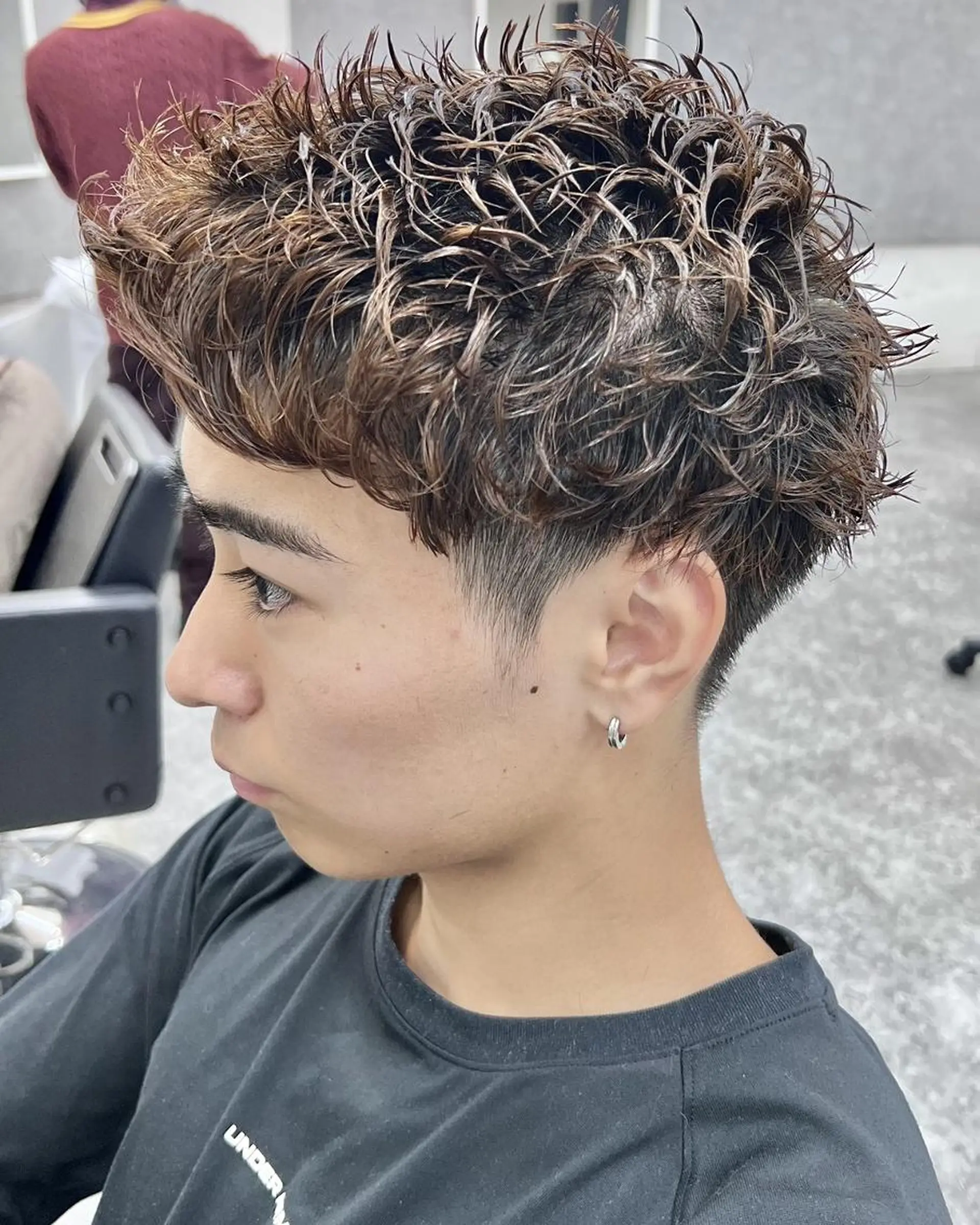 メンズ カット GLOP HOMME 店長　アオトのヘアスタイル