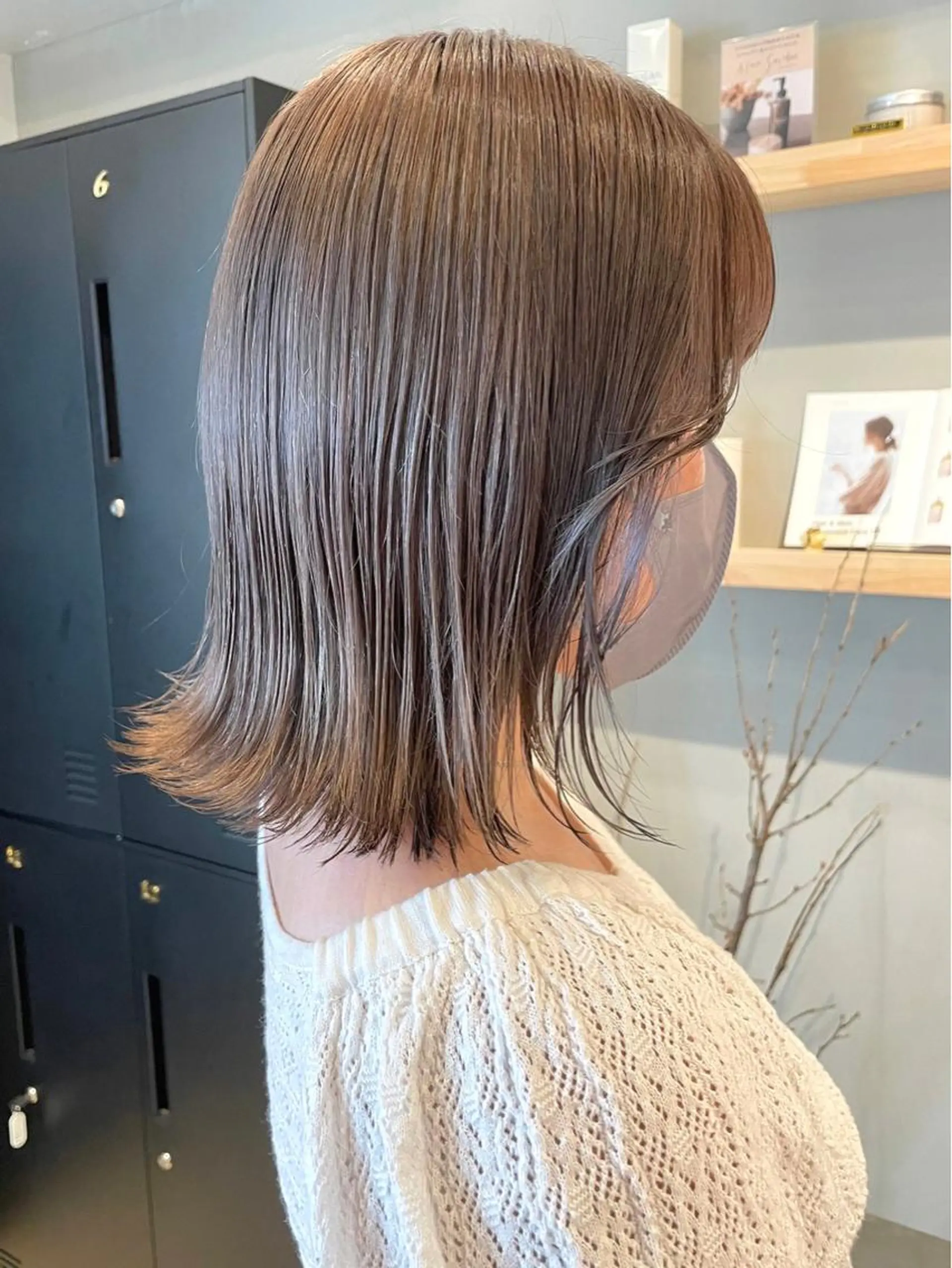 ミディアム カラー カット ヘアカラー トリートメント SALOWIN下北沢所属・hazuki 🌝のヘアスタイル