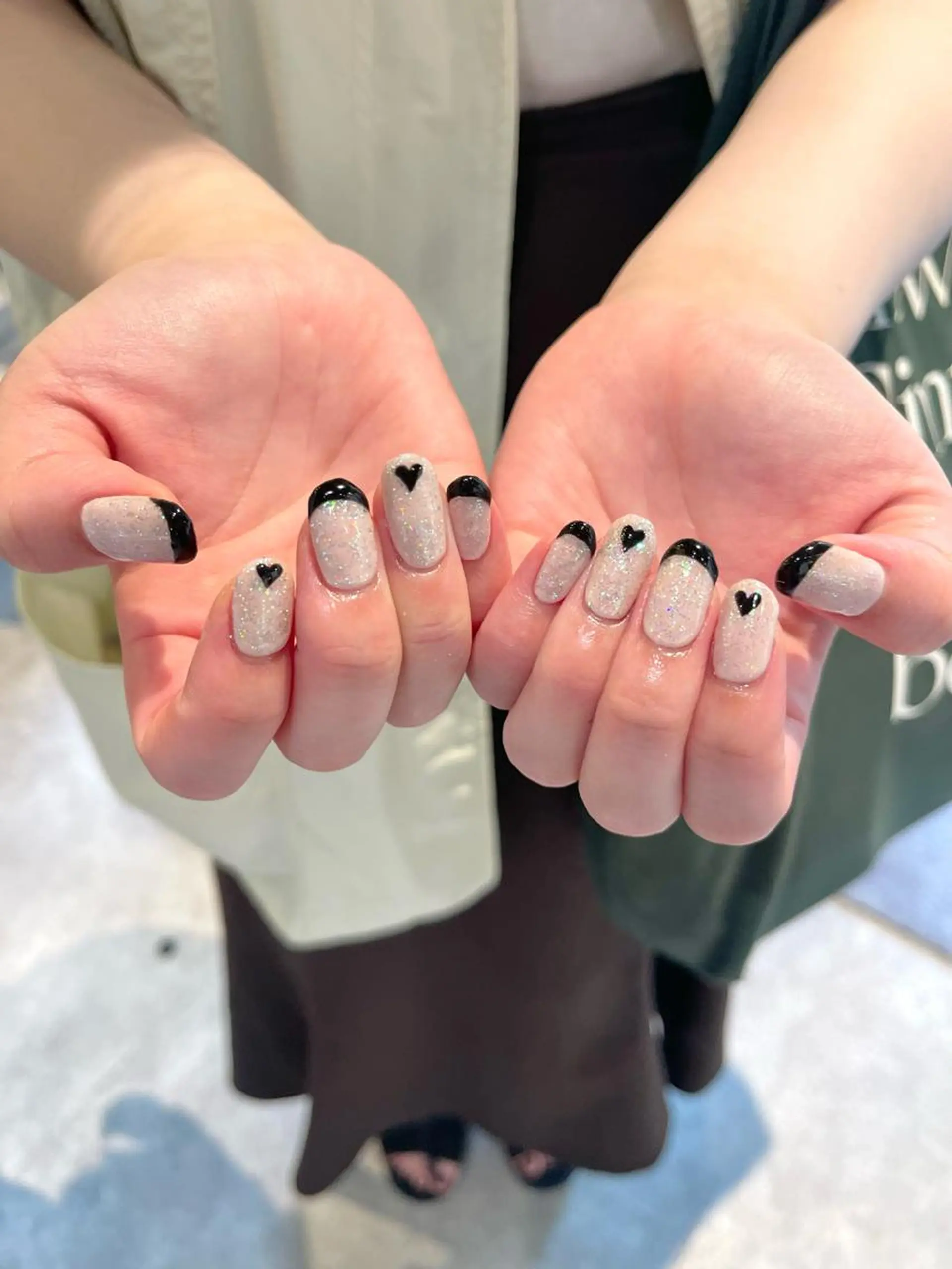 ネイル ラメ(グリッター) ano @anomukuiのヘアスタイル