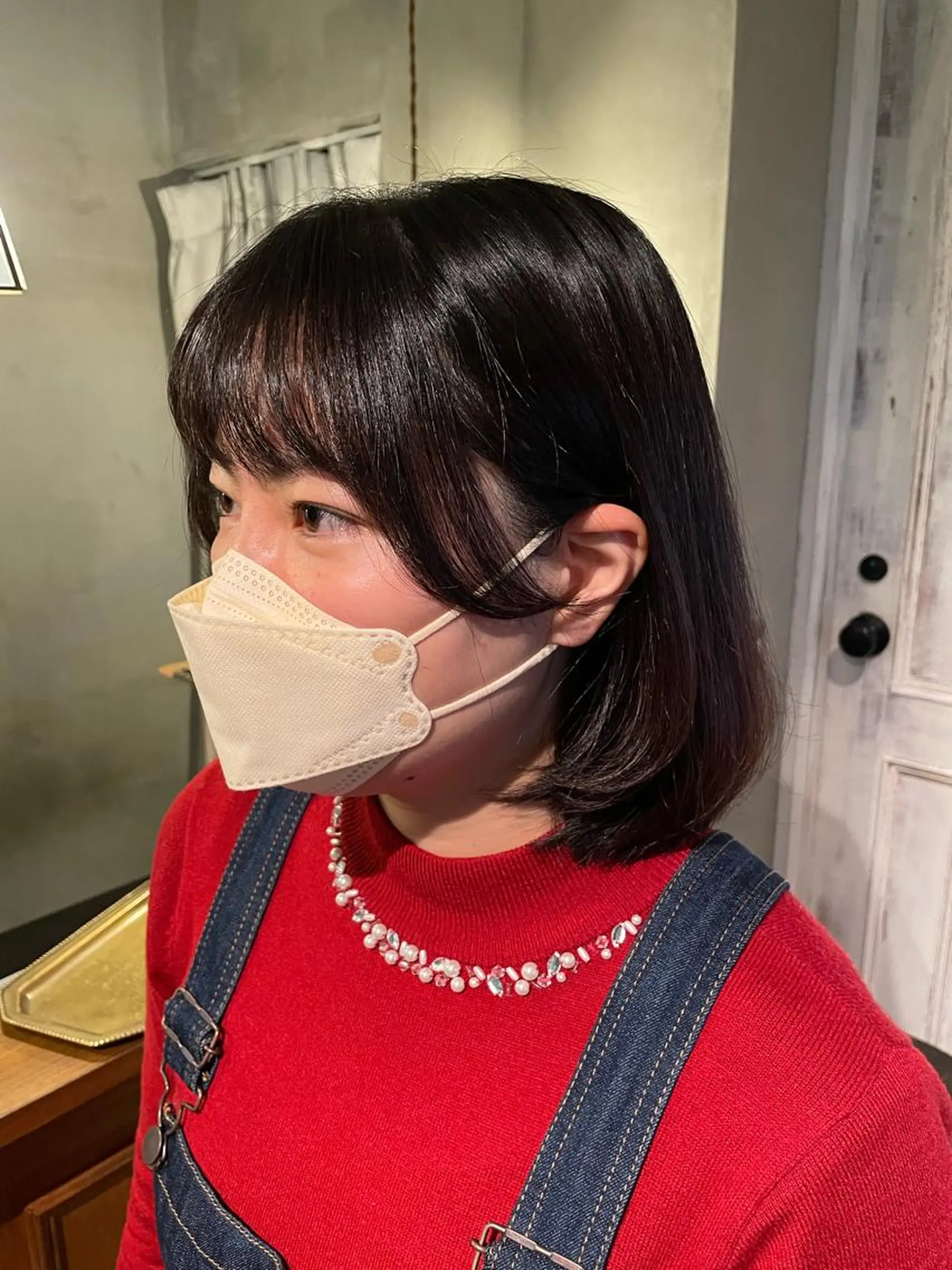 ミディアム 中村 彩乃のヘアスタイル