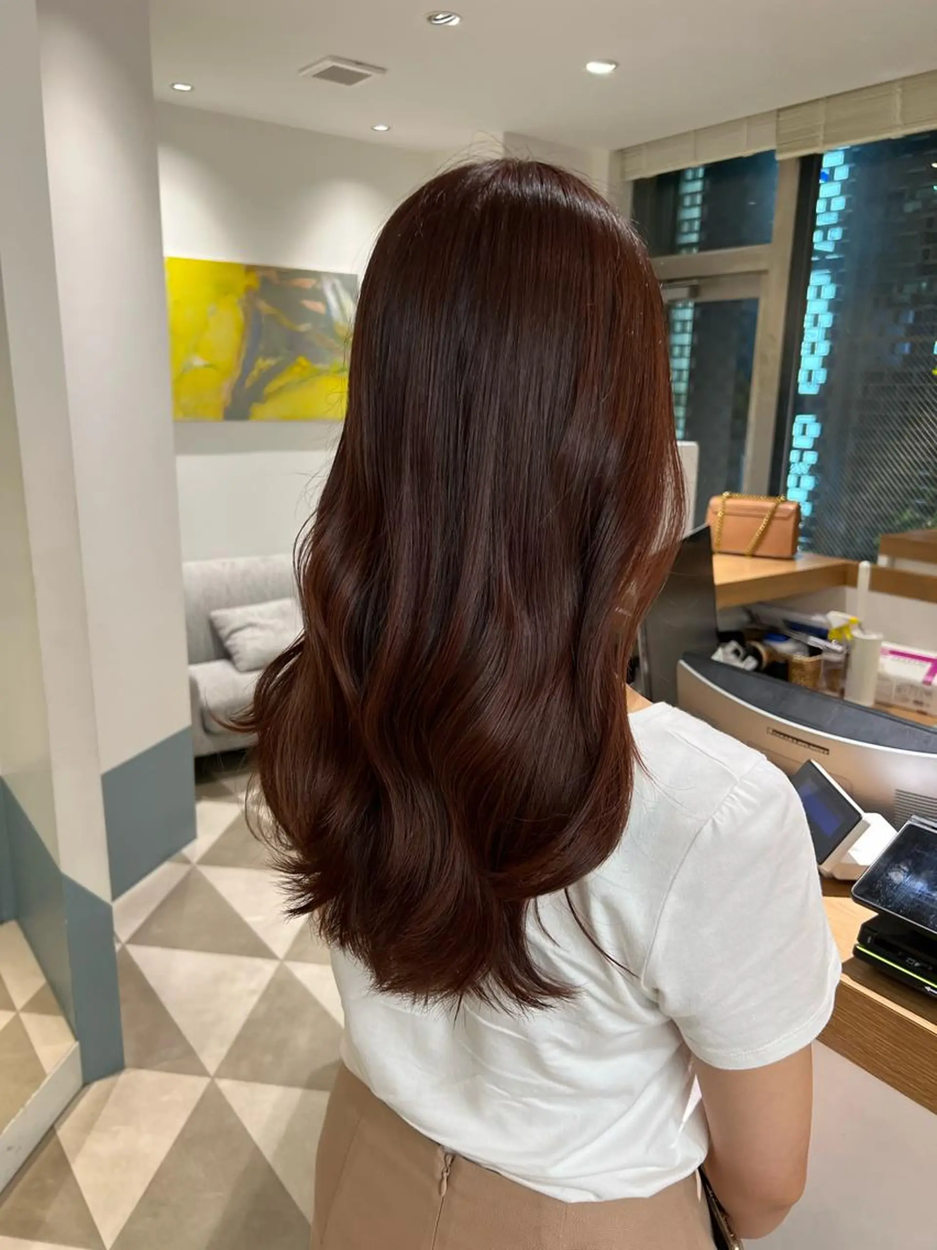 ロング レイヤーカット｜美髪 ｜青山のヘアスタイル