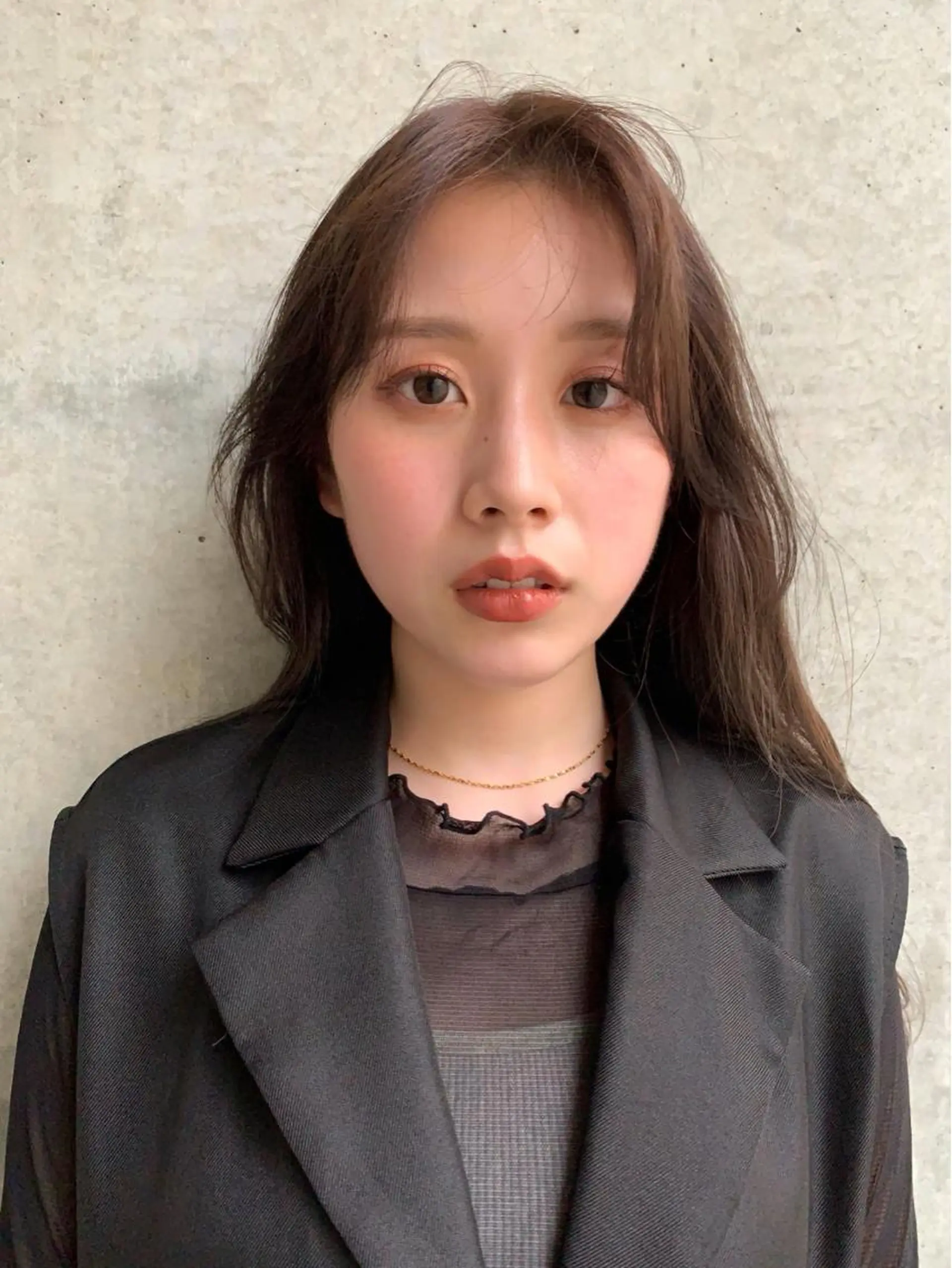 ロング カラー ベージュカラー ラベンダーカラー ラベンダーベージュ カット ヘアカラー ヘッドスパ 上川 美幸のヘアスタイル