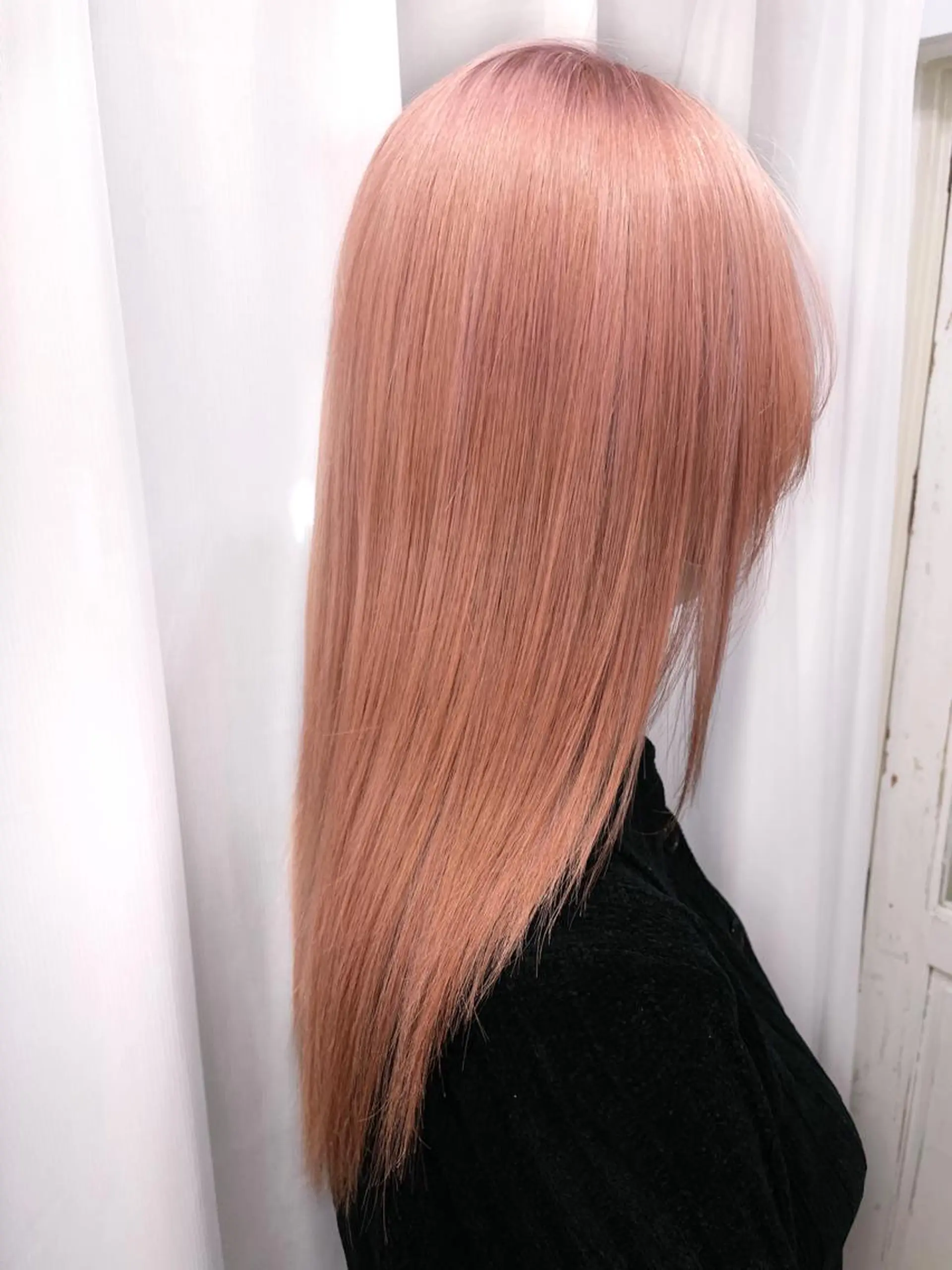 セミロング カラー ヘアカラー ヘアセット 韓国ヘア🤍髪質改善 🇰🇷AKANEのヘアスタイル