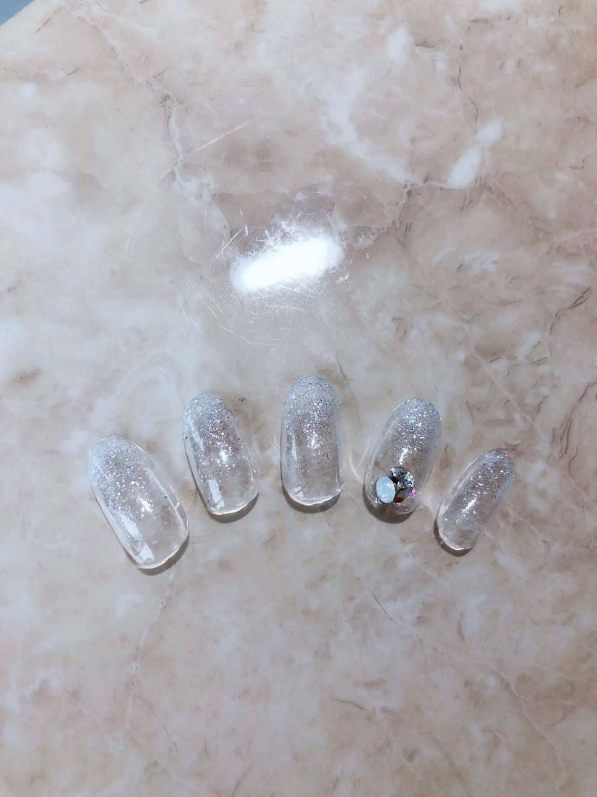 ネイル グラデーション ラメ(グリッター) ラメグラデーション 木村 瑞希のネイルデザイン