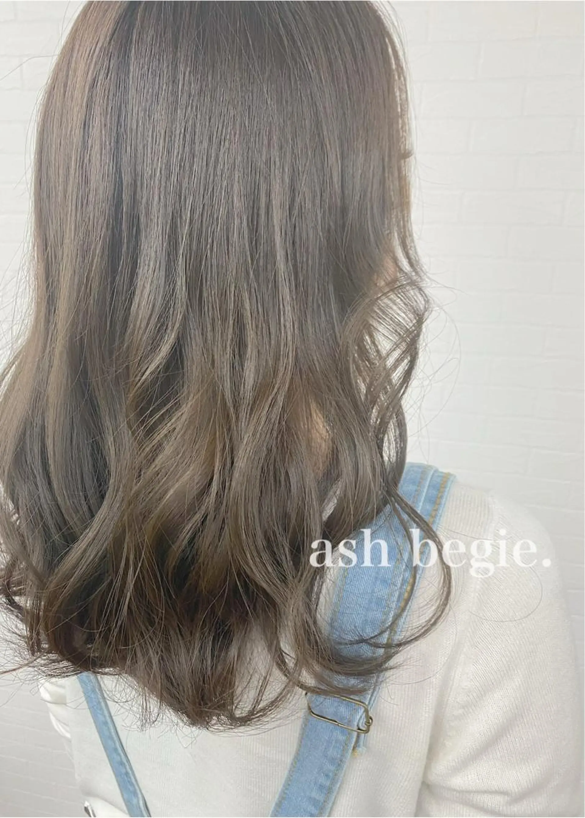 ミディアム カラー アッシュ ベージュカラー GRANLUSSO 〜グランルッソ駅前店所属・木口 嘉美のヘアスタイル