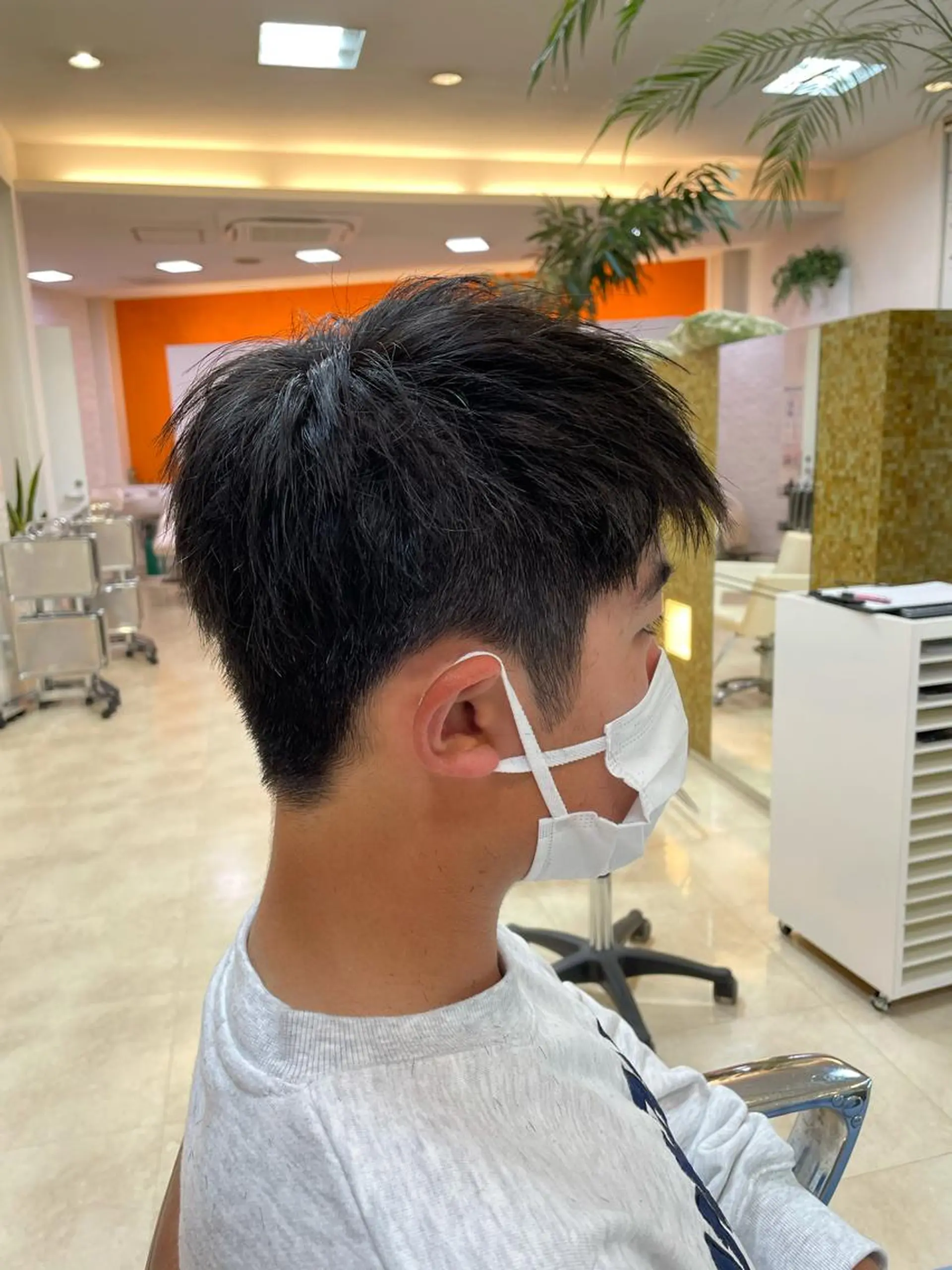 ショート メンズ 大宮｜メンズカット ダブルカラー｜パーマのヘアスタイル